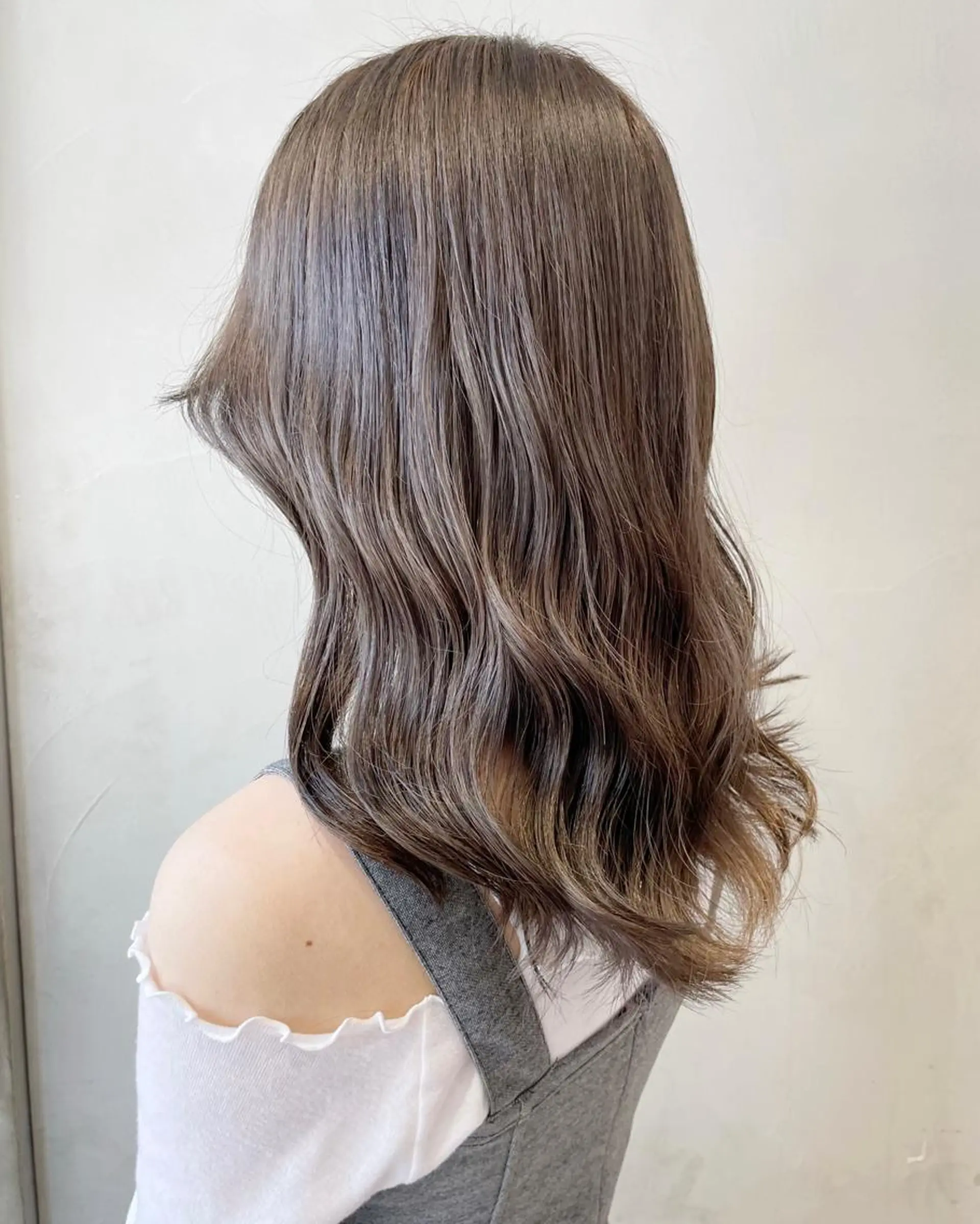 セミロング カラー ヘアアレンジ 艶髪/レイヤーカット 🐣misakiのヘアスタイル