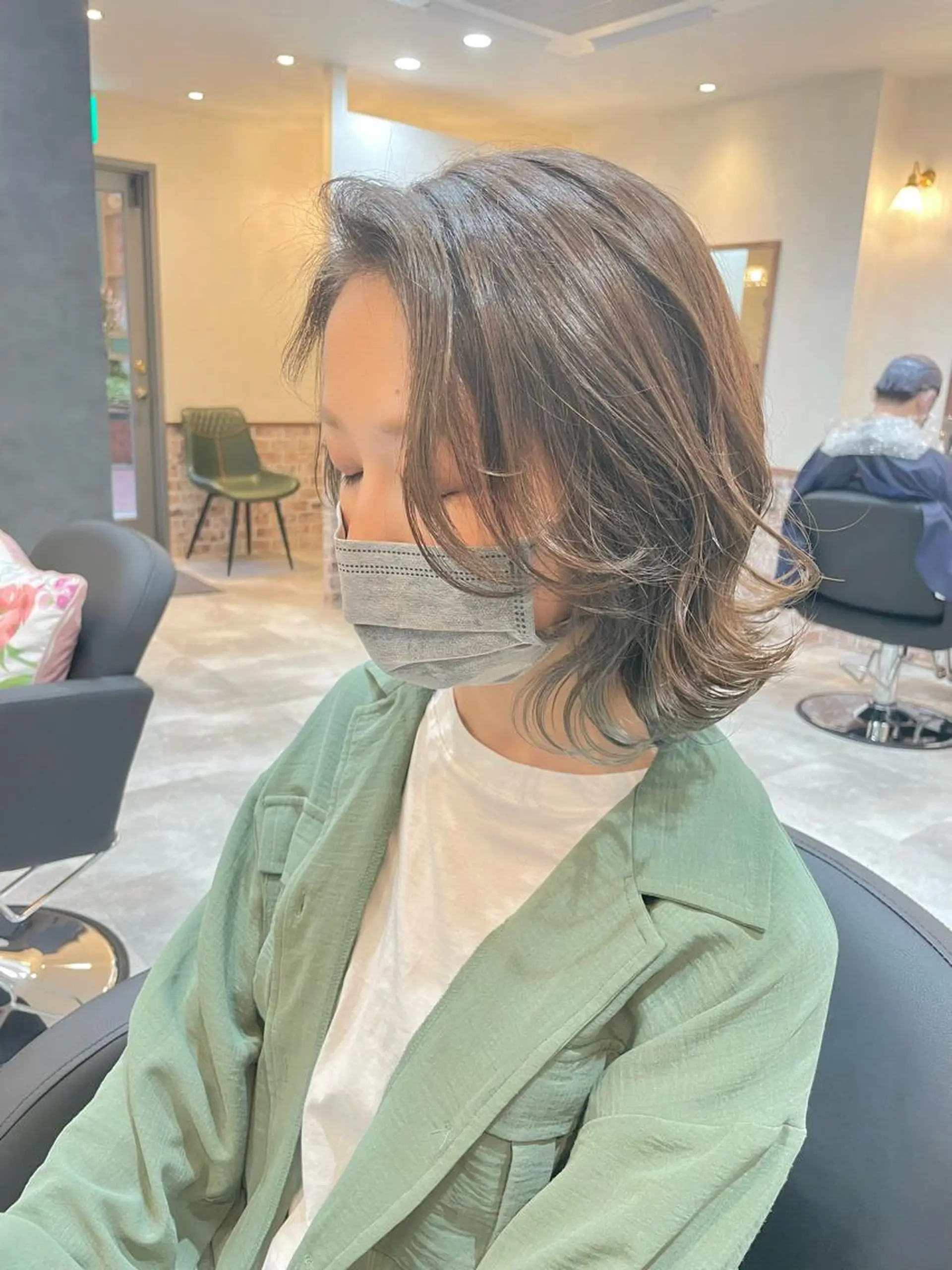 ミディアム カット ヘアカラー トリートメント limit陽平 ショート/ボブのヘアスタイル