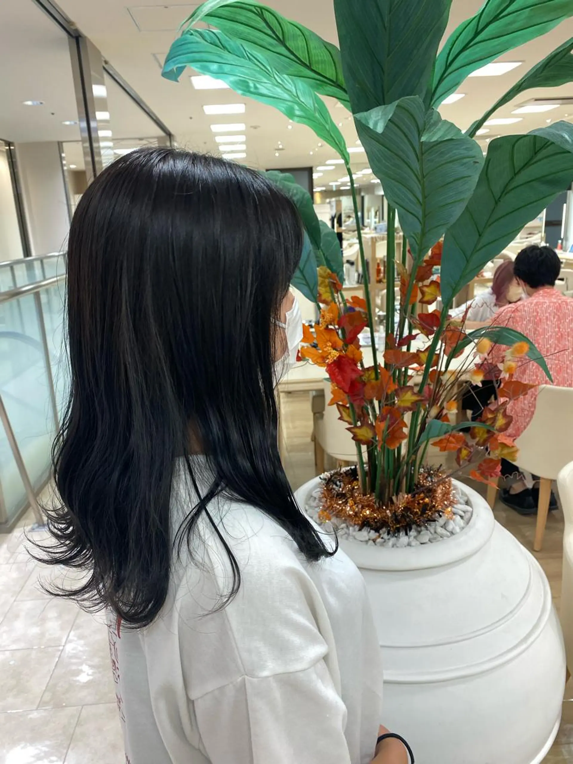 ロング カラー ハイトーン/ウルフ /レイヤー/坂野幸伸のヘアスタイル