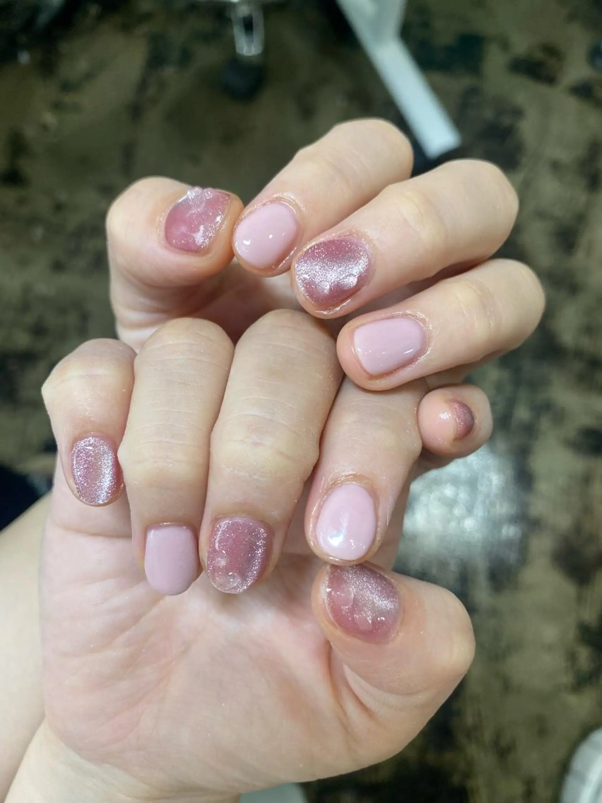 ネイル ♱˖⁺ 𝒎𝒐𝒑𝒊 ⁺のネイルデザイン