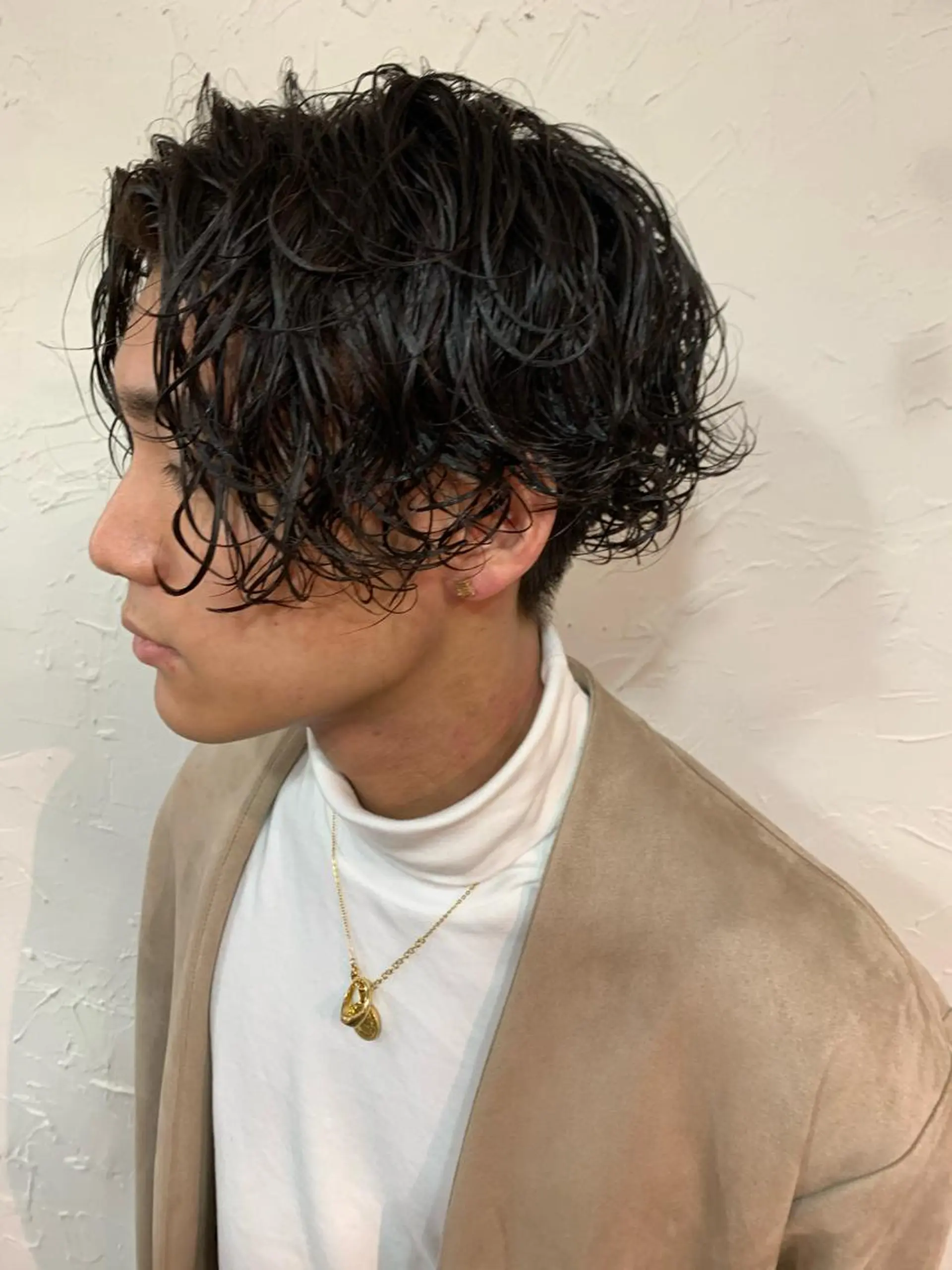 パーマ メンズ メンズパーマ スパイラルパーマ カット パーマ 深沢 秀のヘアスタイル