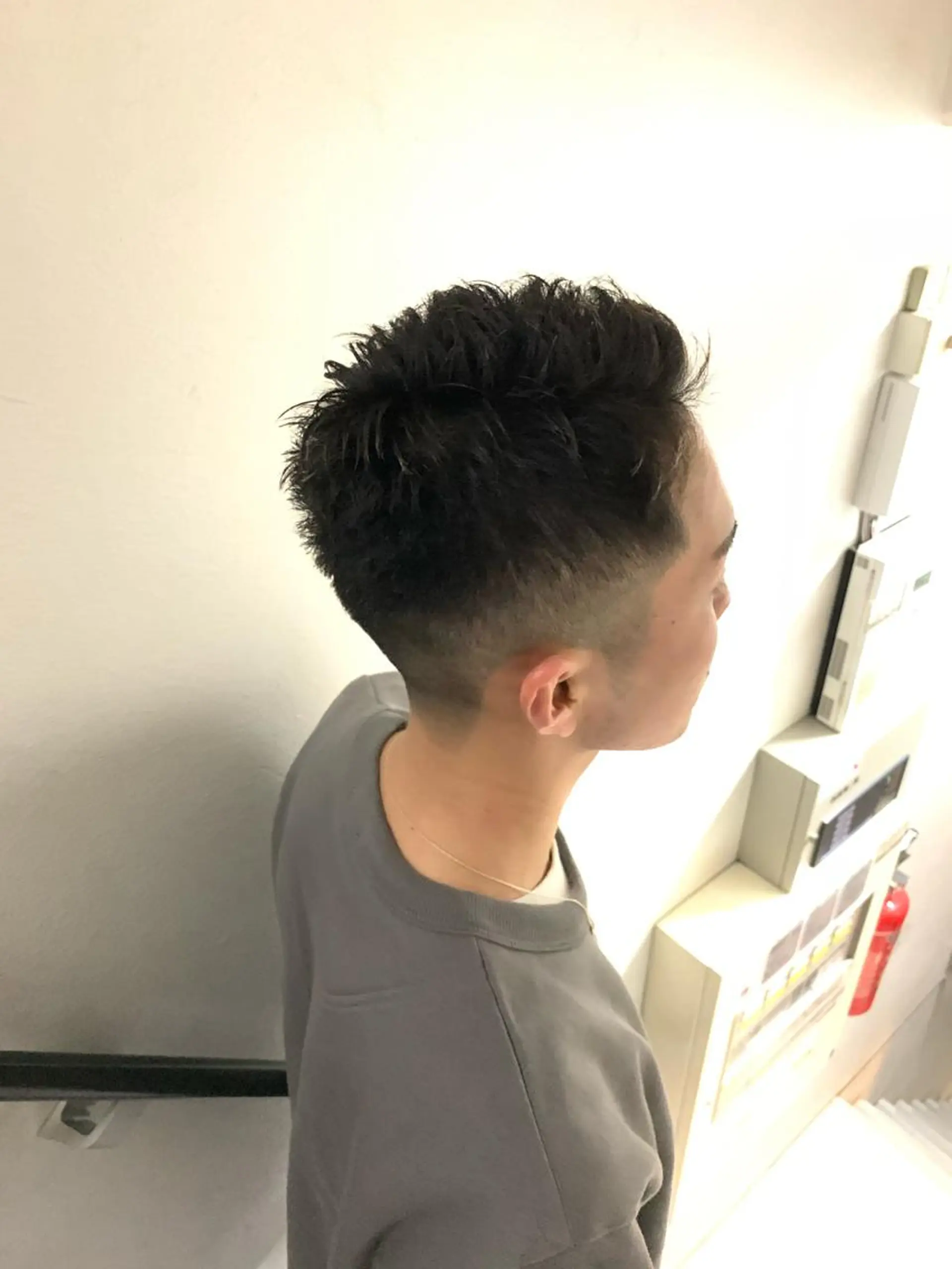 ショート メンズ HIROGINZAプレミアムバーバー赤坂店所属・田中 千恩のヘアスタイル