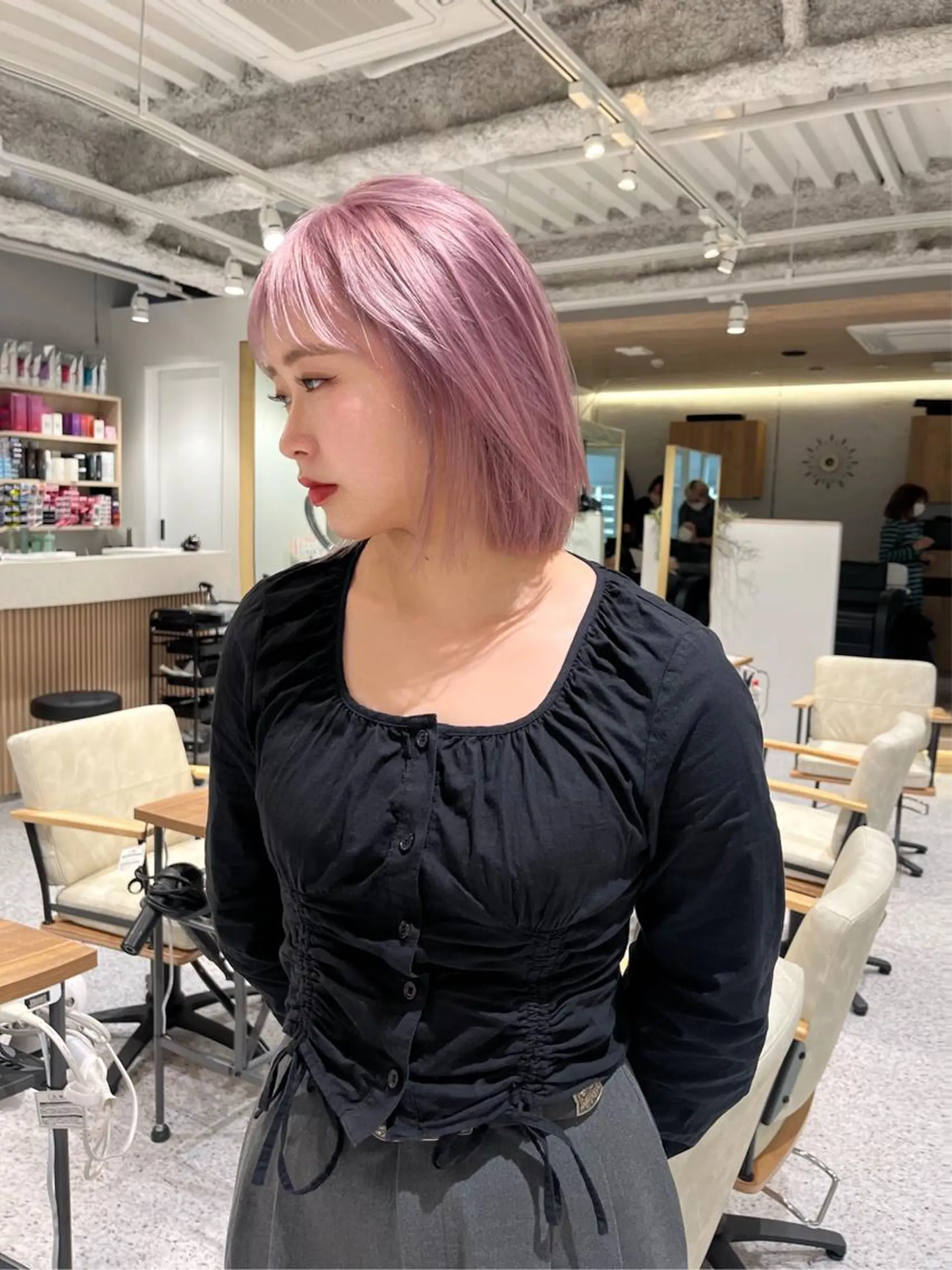 ショート カラー ピンクカラー ヘアカラー behov所属・柔らかカラー 🤎Tsubasaのヘアスタイル