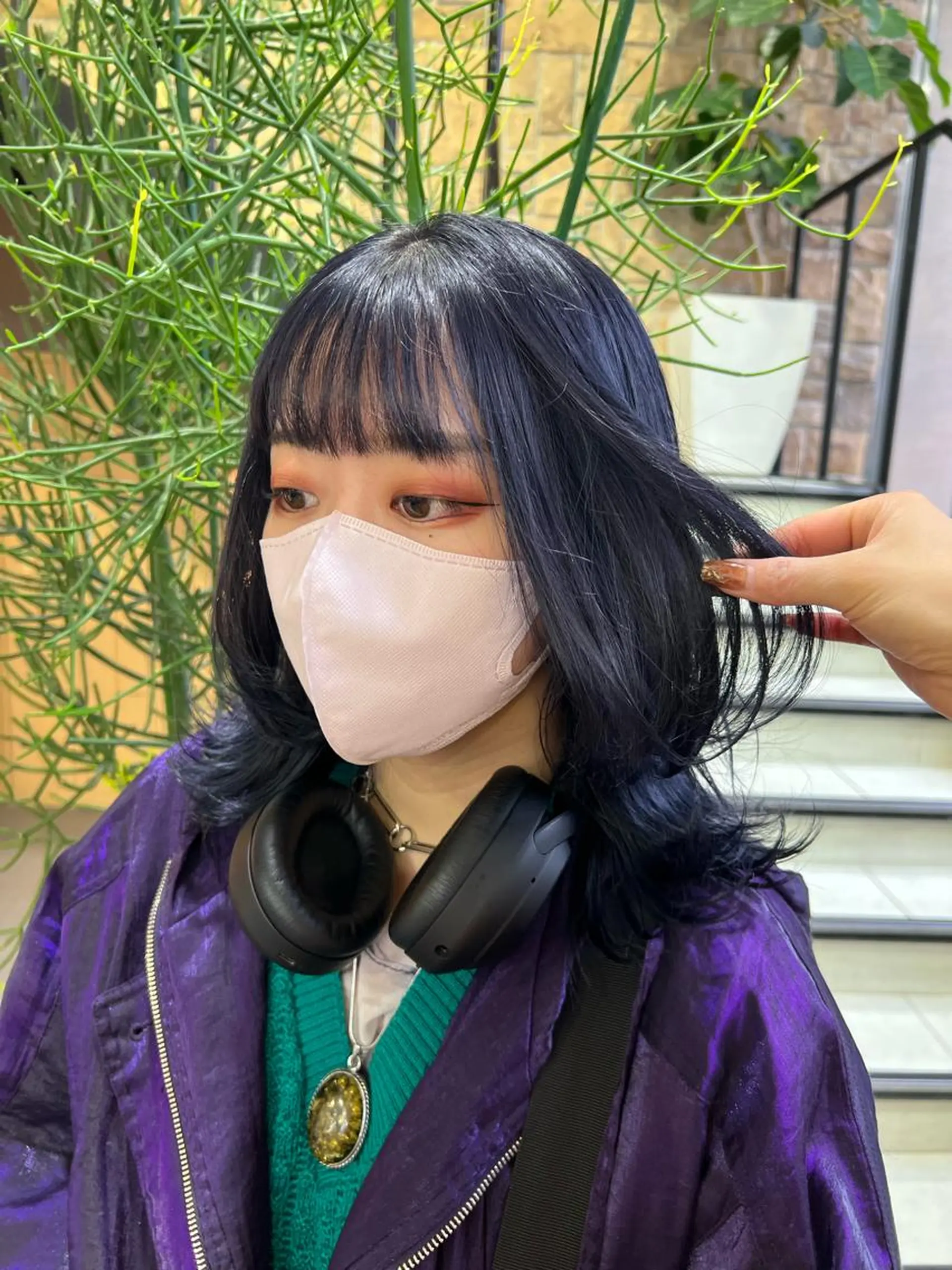 ミディアム 暖色カラー/レイヤー カット/Yunaのヘアスタイル