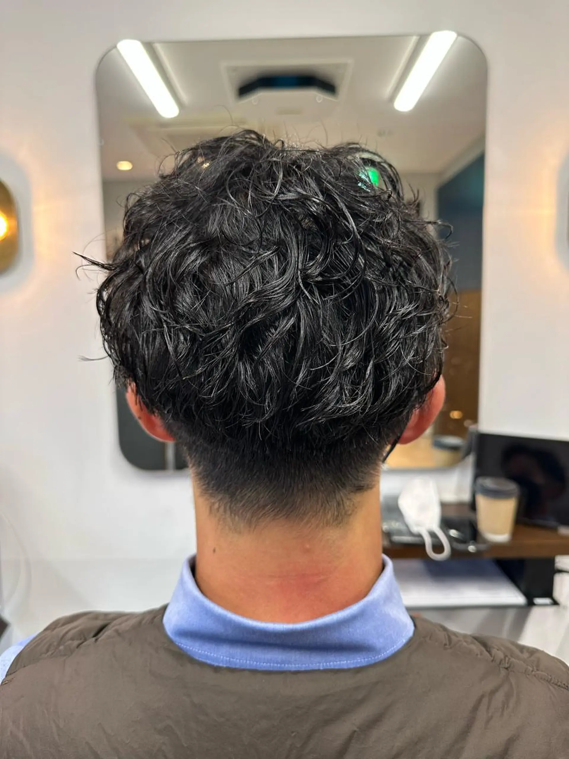 ショート パーマ メンズ 守屋 寿哉のヘアスタイル