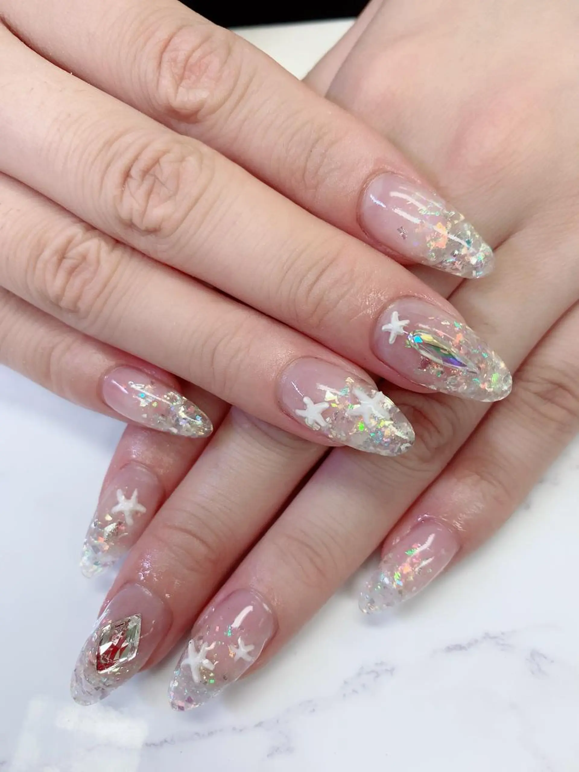 ミディアム ハンドネイル JNA認定講師🌸 RIEのネイルデザイン