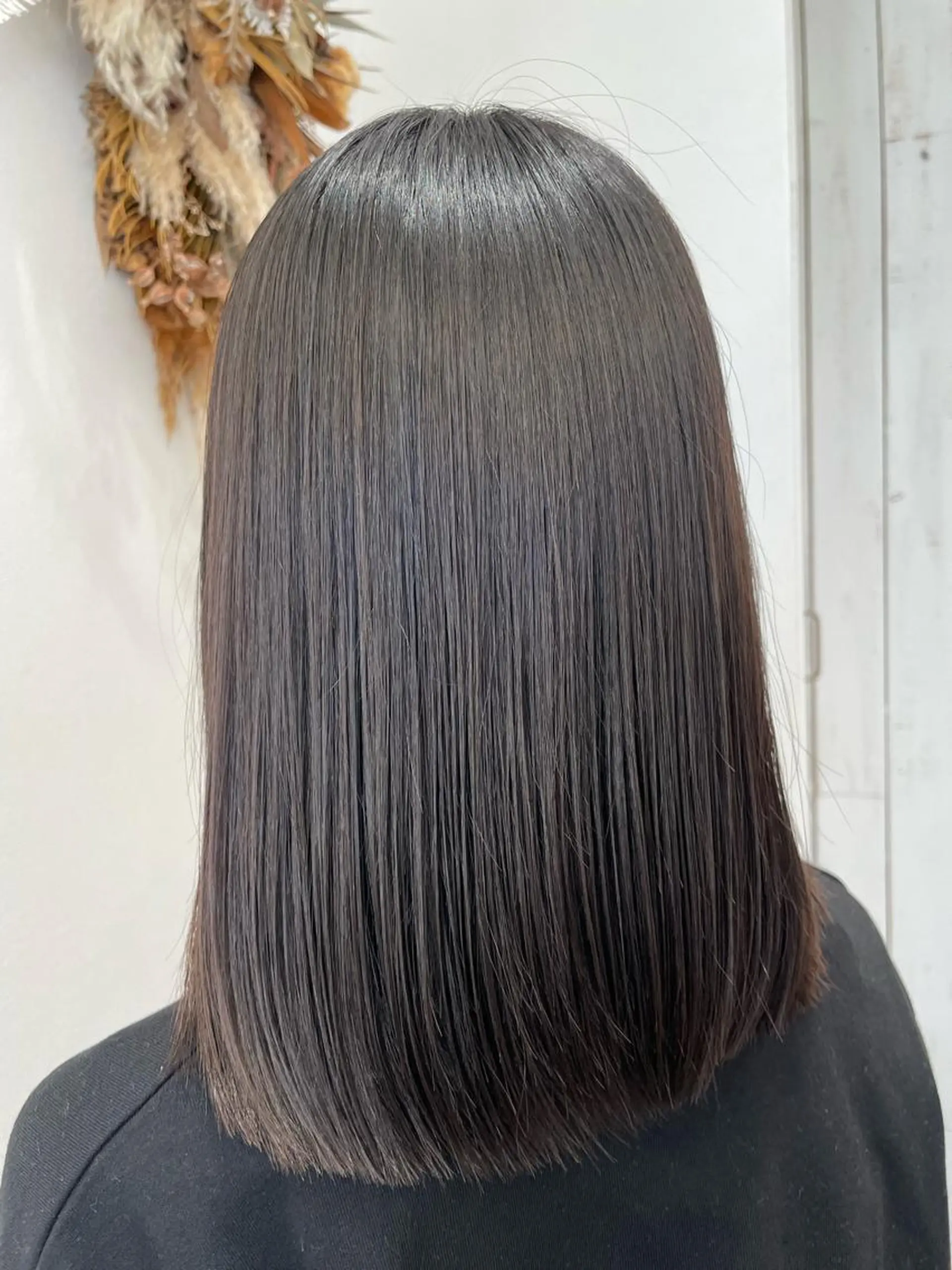 セミロング 松本 玲菜のヘアスタイル