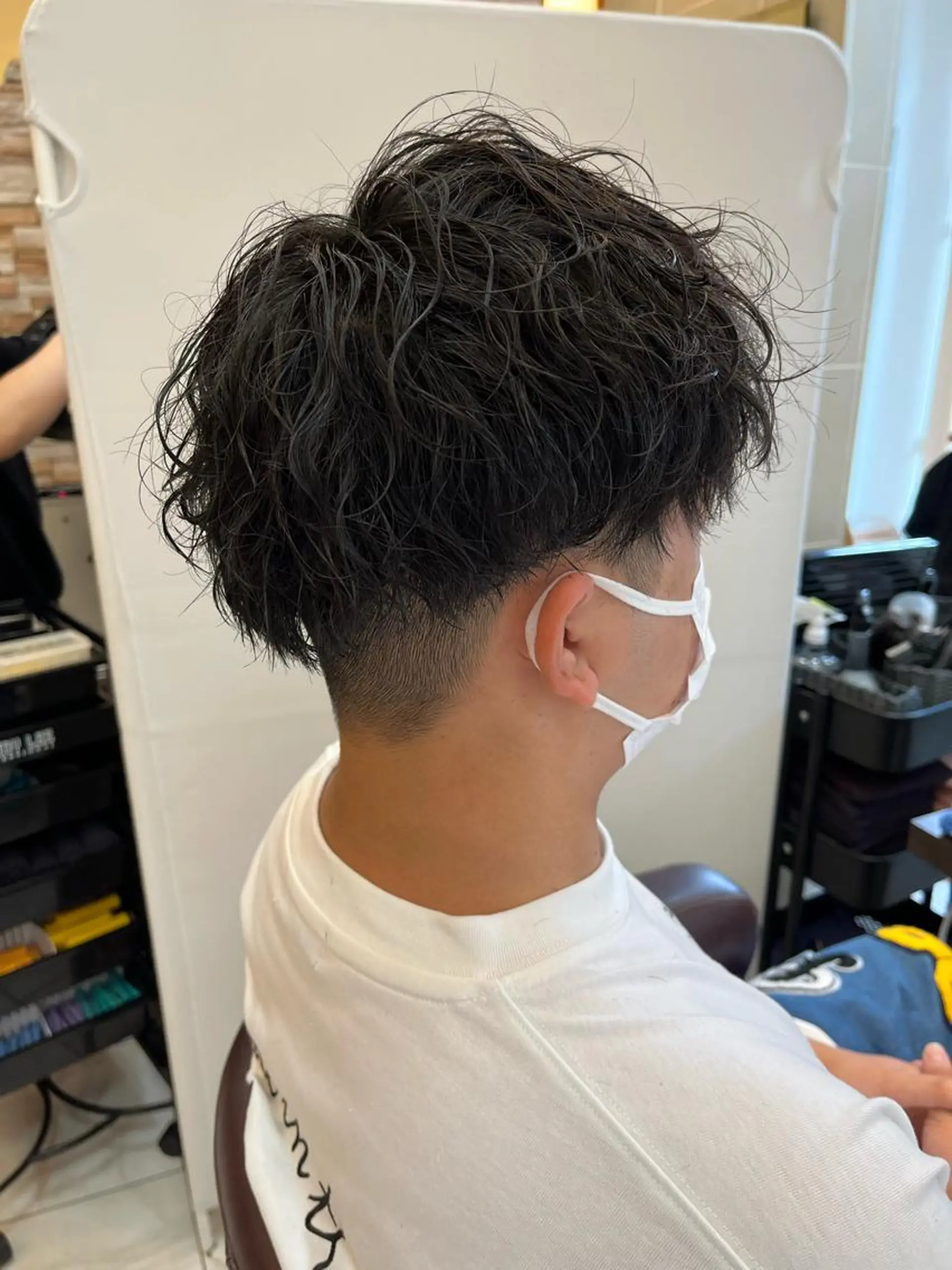 パーマ カット パーマ 野々山 直貴のヘアスタイル