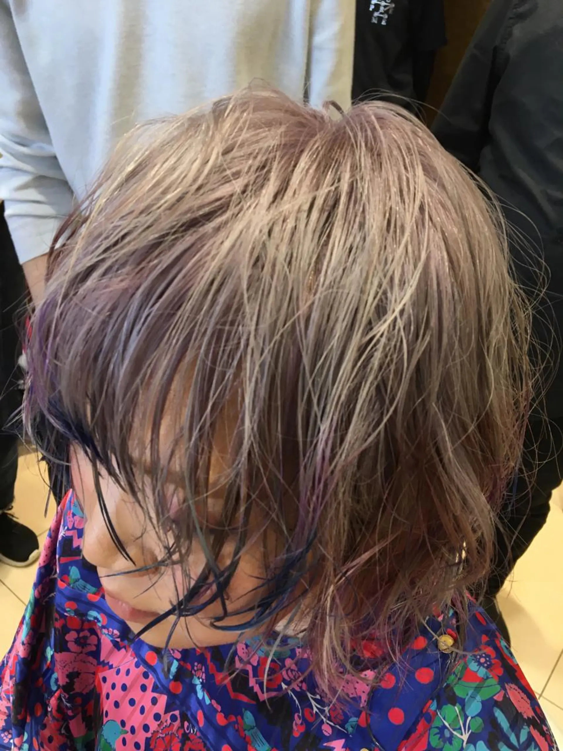 ミディアム カラー 工藤 勇樹のヘアスタイル