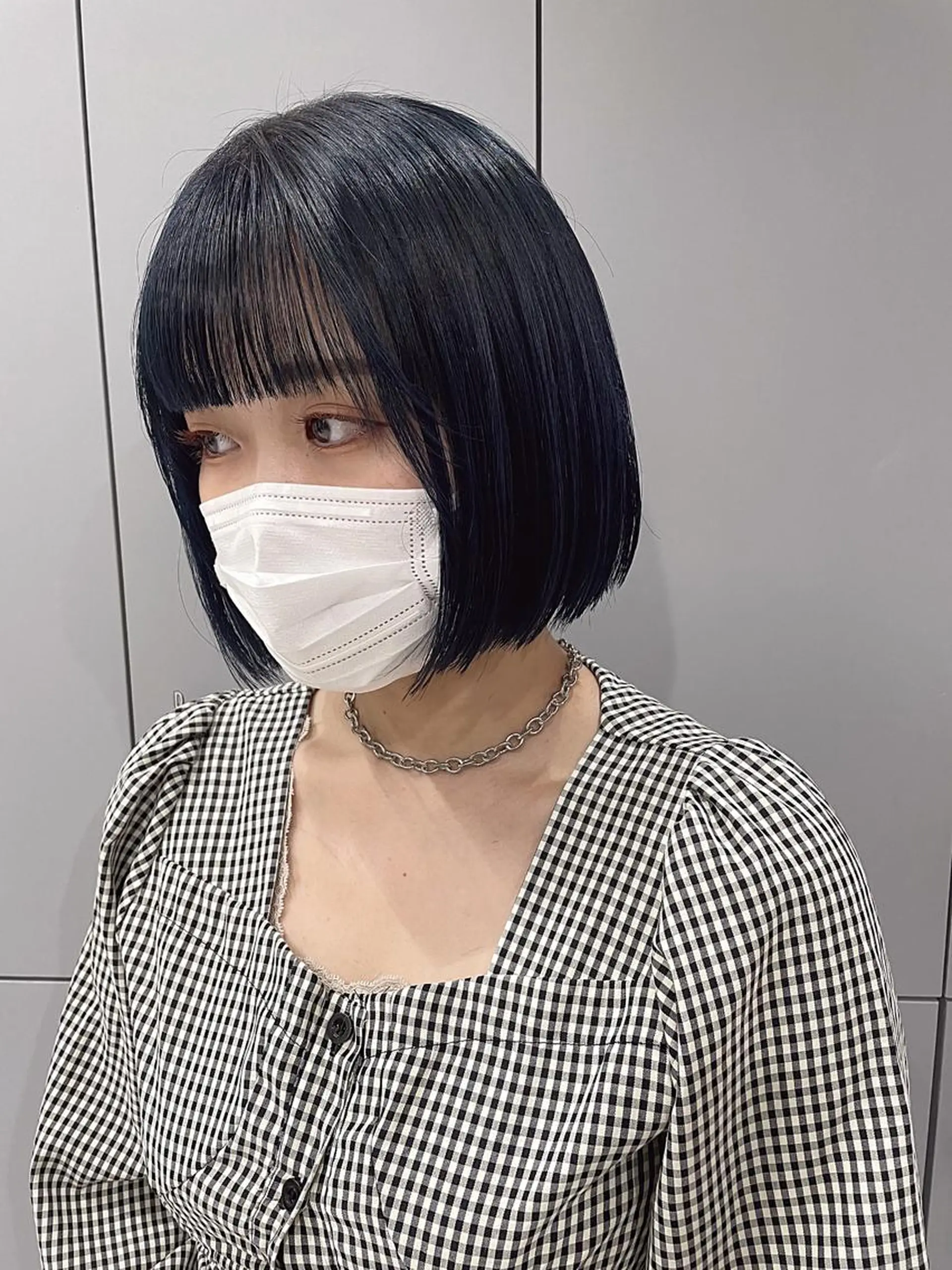 ショート カラー ネイビーカラー カット ヘアカラー volta∞knot所属・狩野 羅夢のヘアスタイル