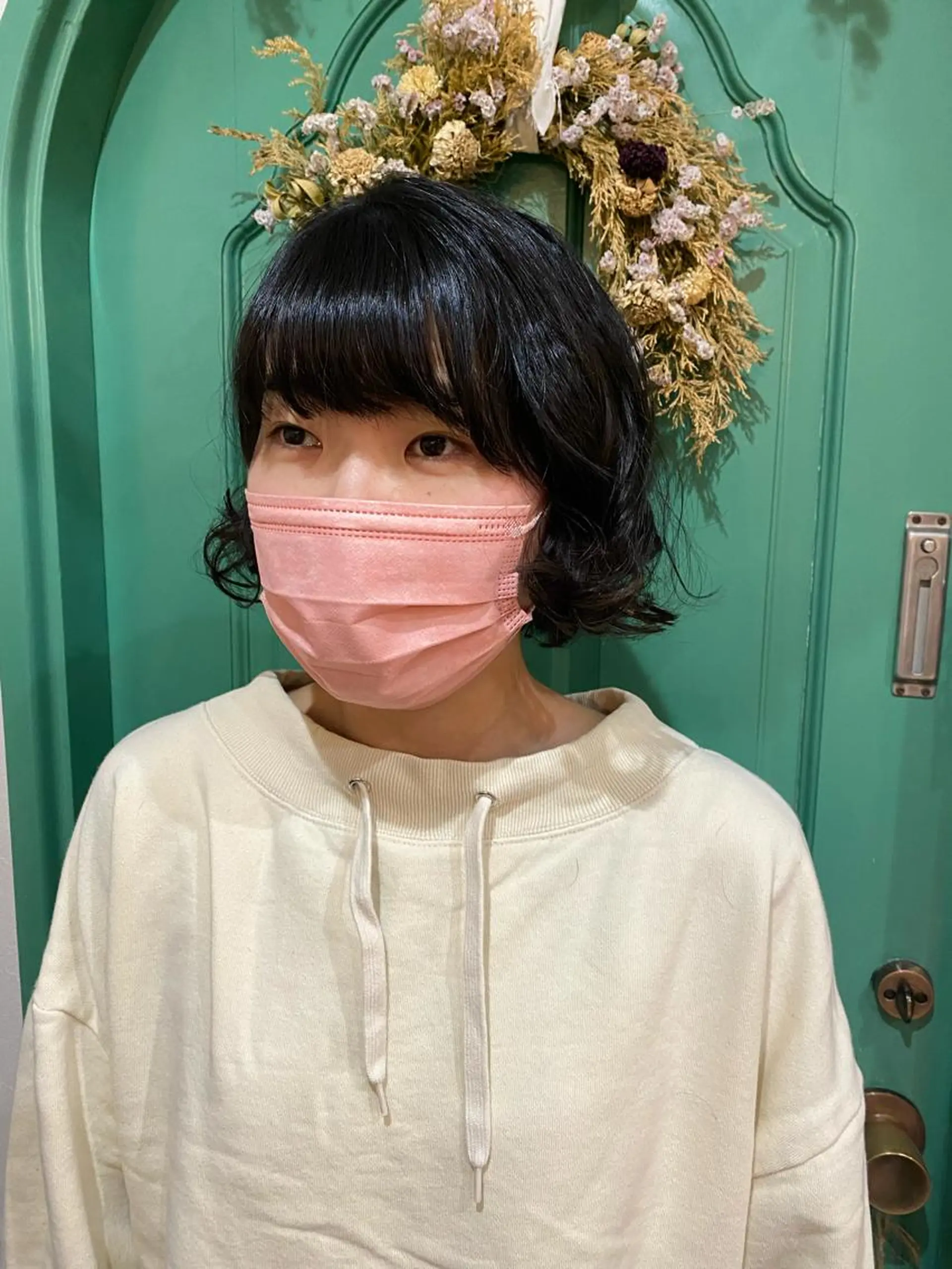 ショート パーマ カット パーマ 佐藤 美咲のヘアスタイル