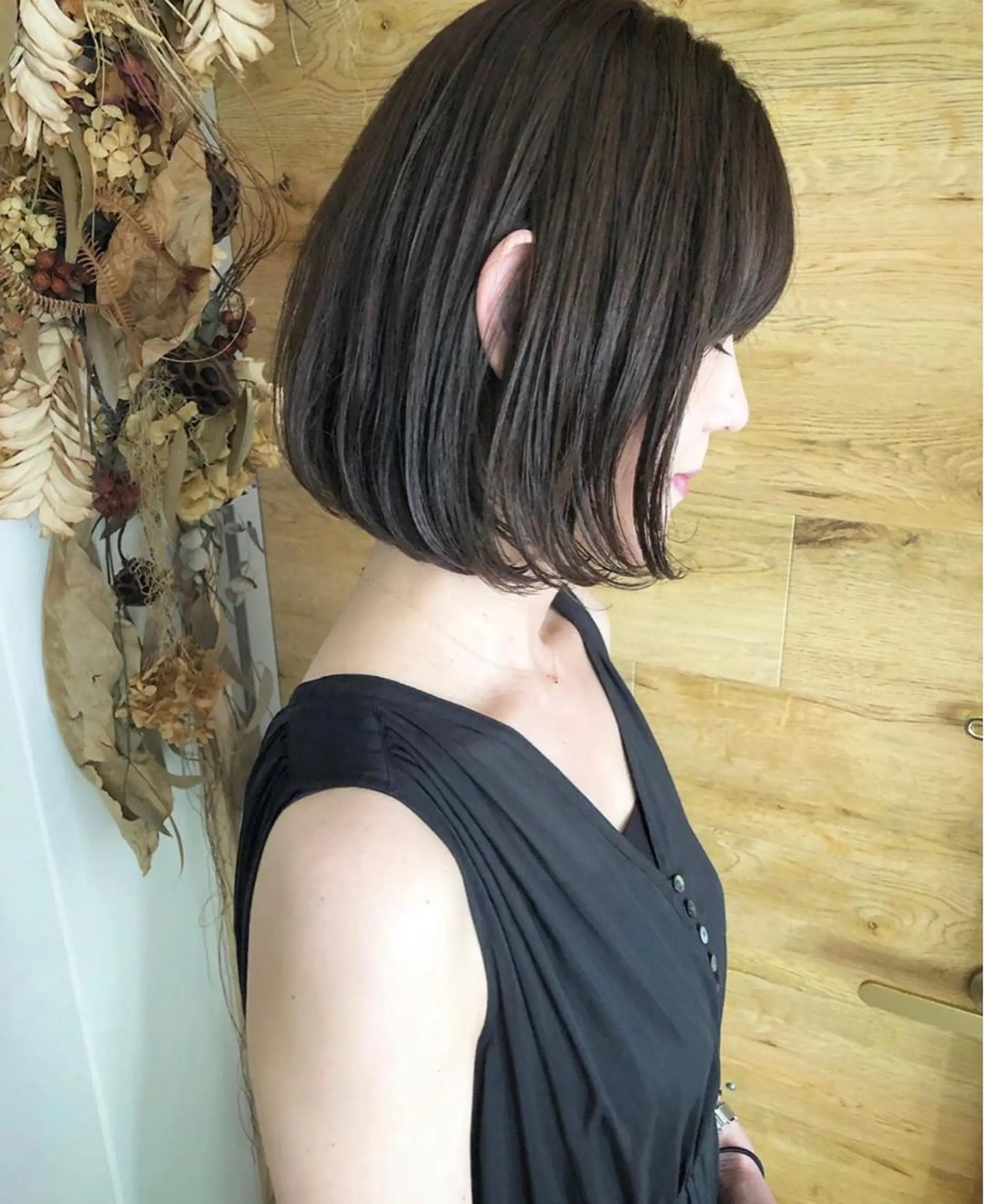 ショート カラー ボブ テトネ タカシのヘアスタイル