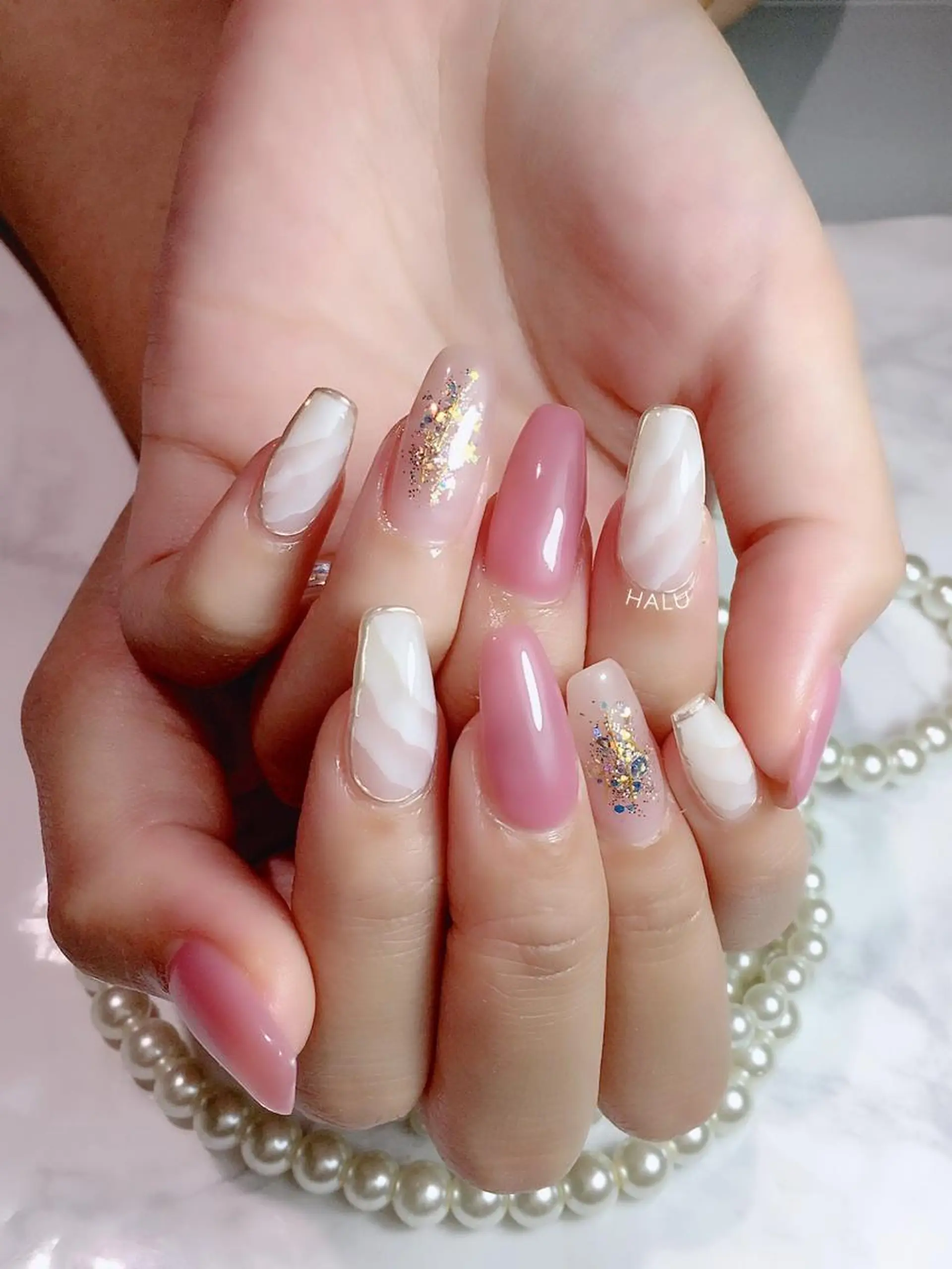 ネイル キラキラネイル HALU ハルのネイルデザイン