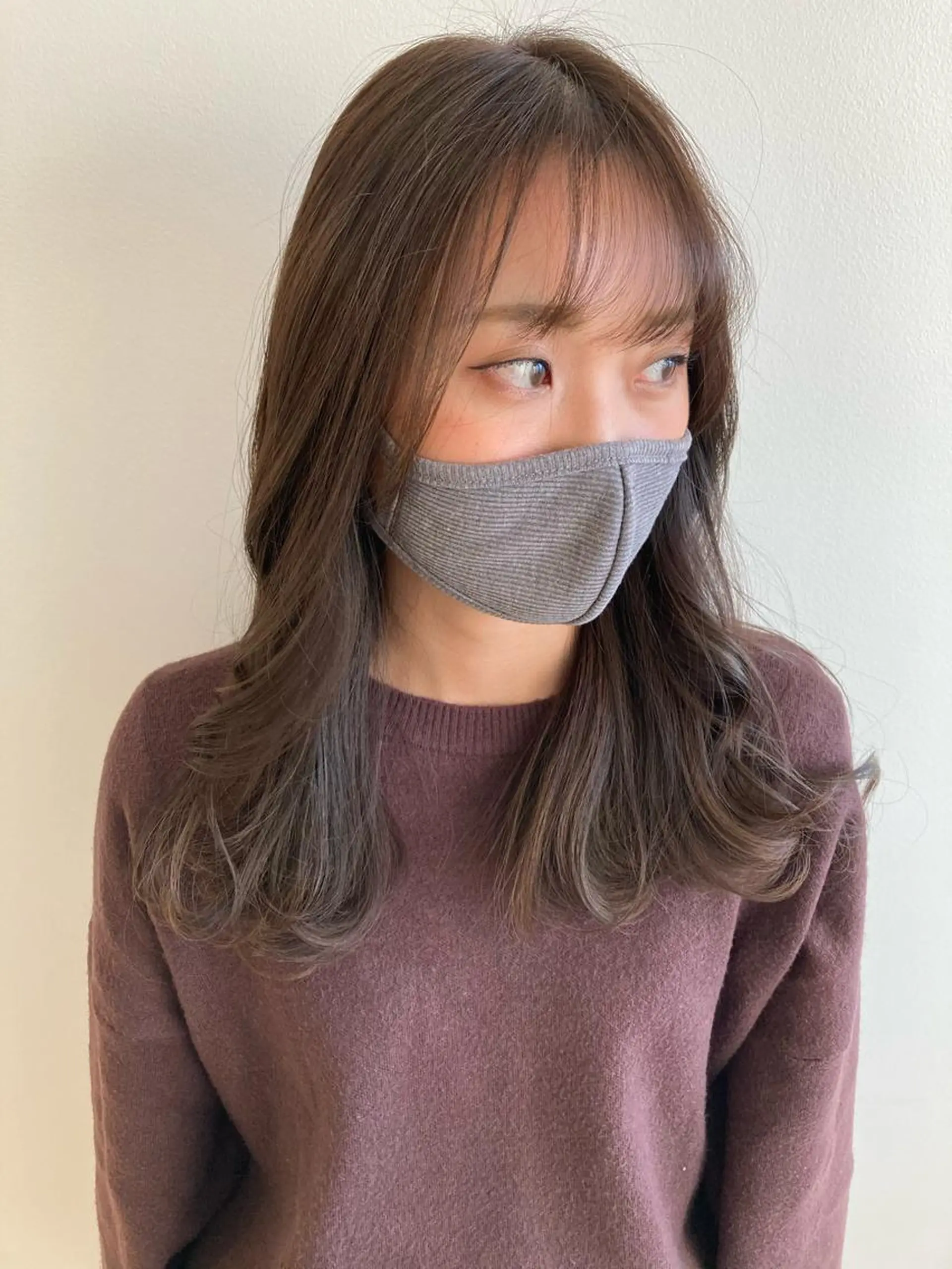 ロング カラー ブラウンカラー nono/パーマ /顔まわりカット🐈のヘアスタイル