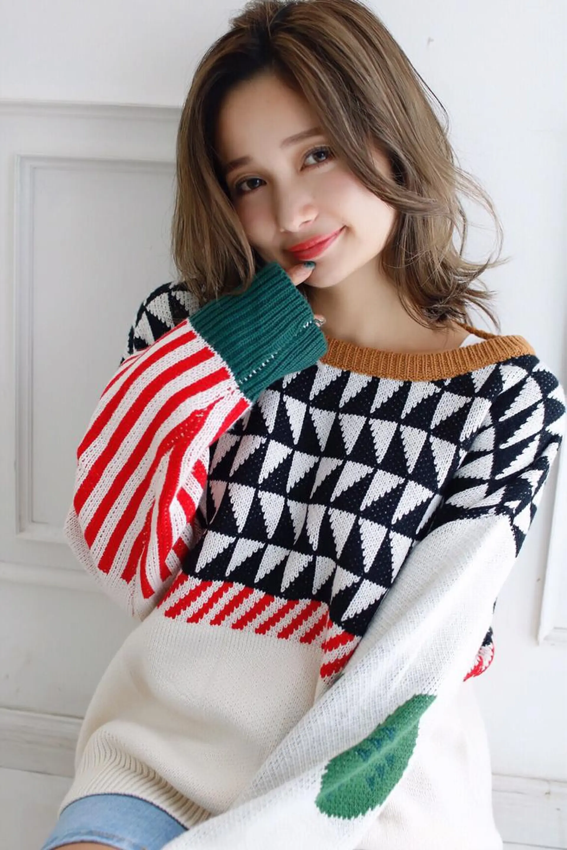 セミロング カラー 透明感カラー イルミナカラー カット ヘアカラー トリートメント ✨似合わせ特化美容師 WILL上村　拳吾のヘアスタイル