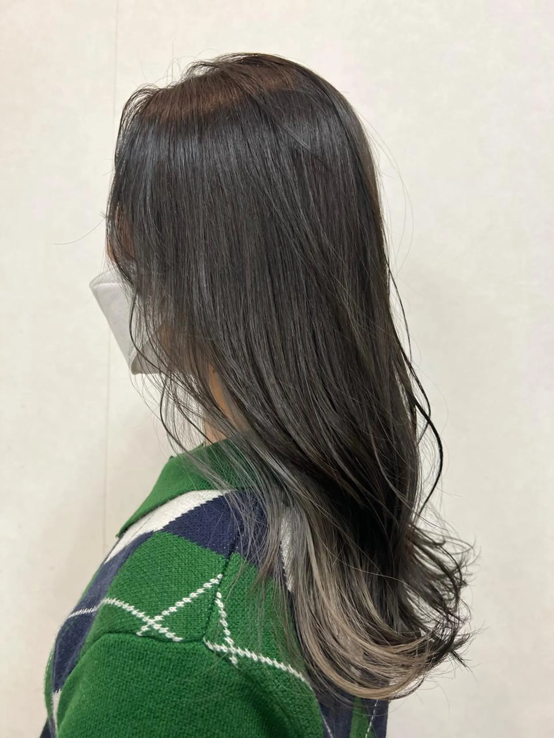 ロング カラー グレージュ クロダ アカネのマツエク・マツパデザイン