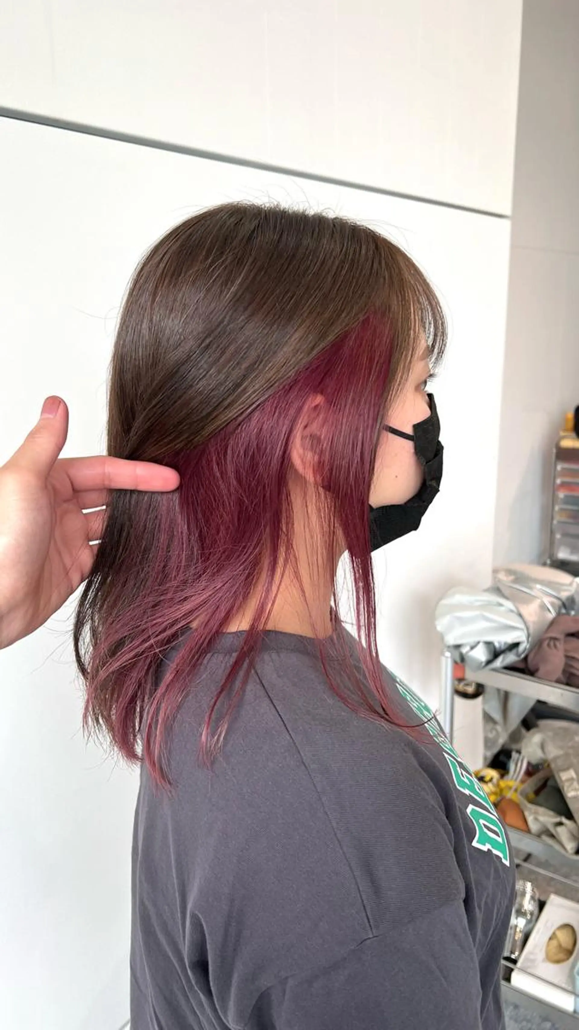 セミロング カラー 🌈re-room EIKI🇰🇷のヘアスタイル