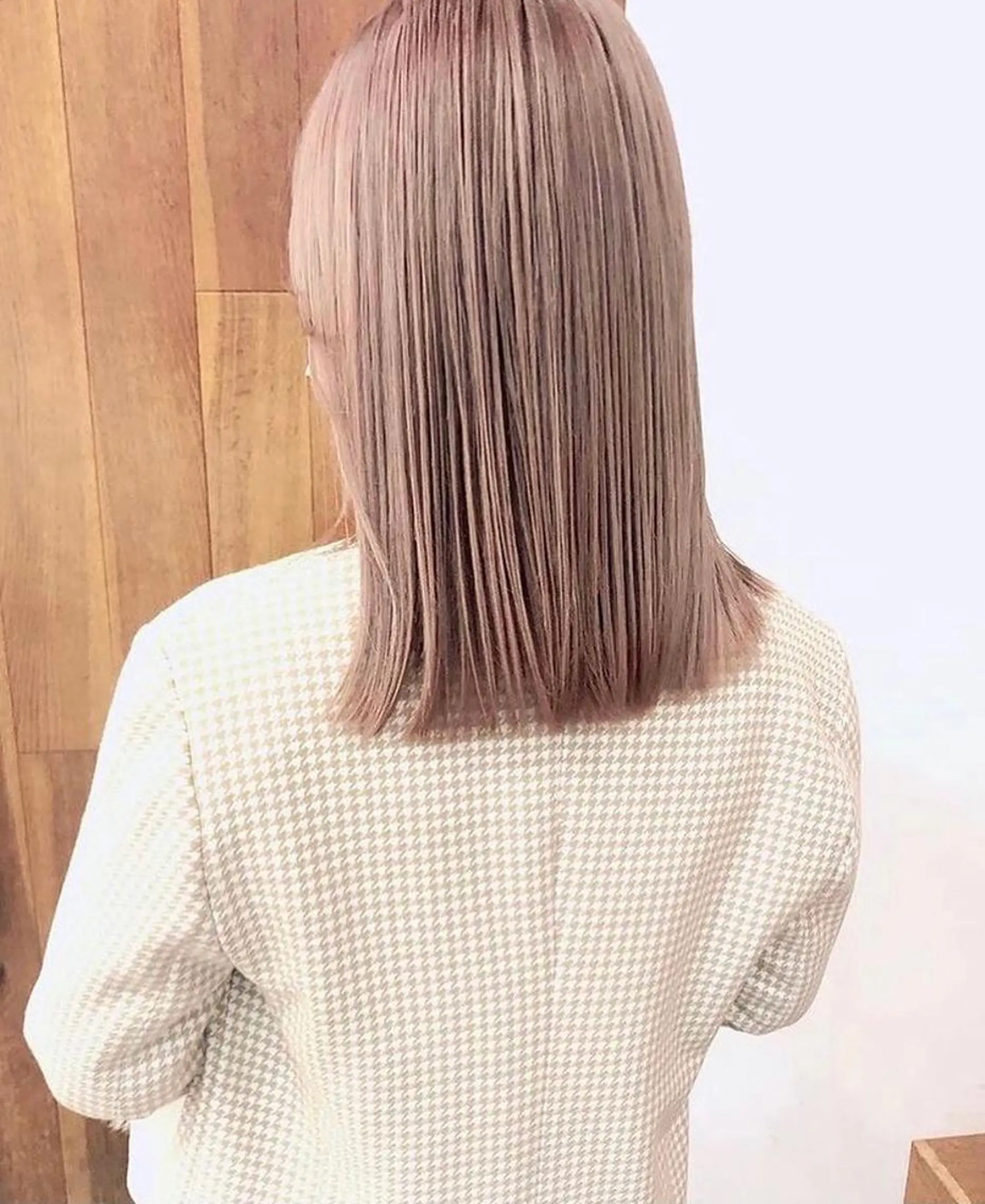 ミディアム カラー ヘアカラー トリートメント HATSUMEI ゆうまのヘアスタイル