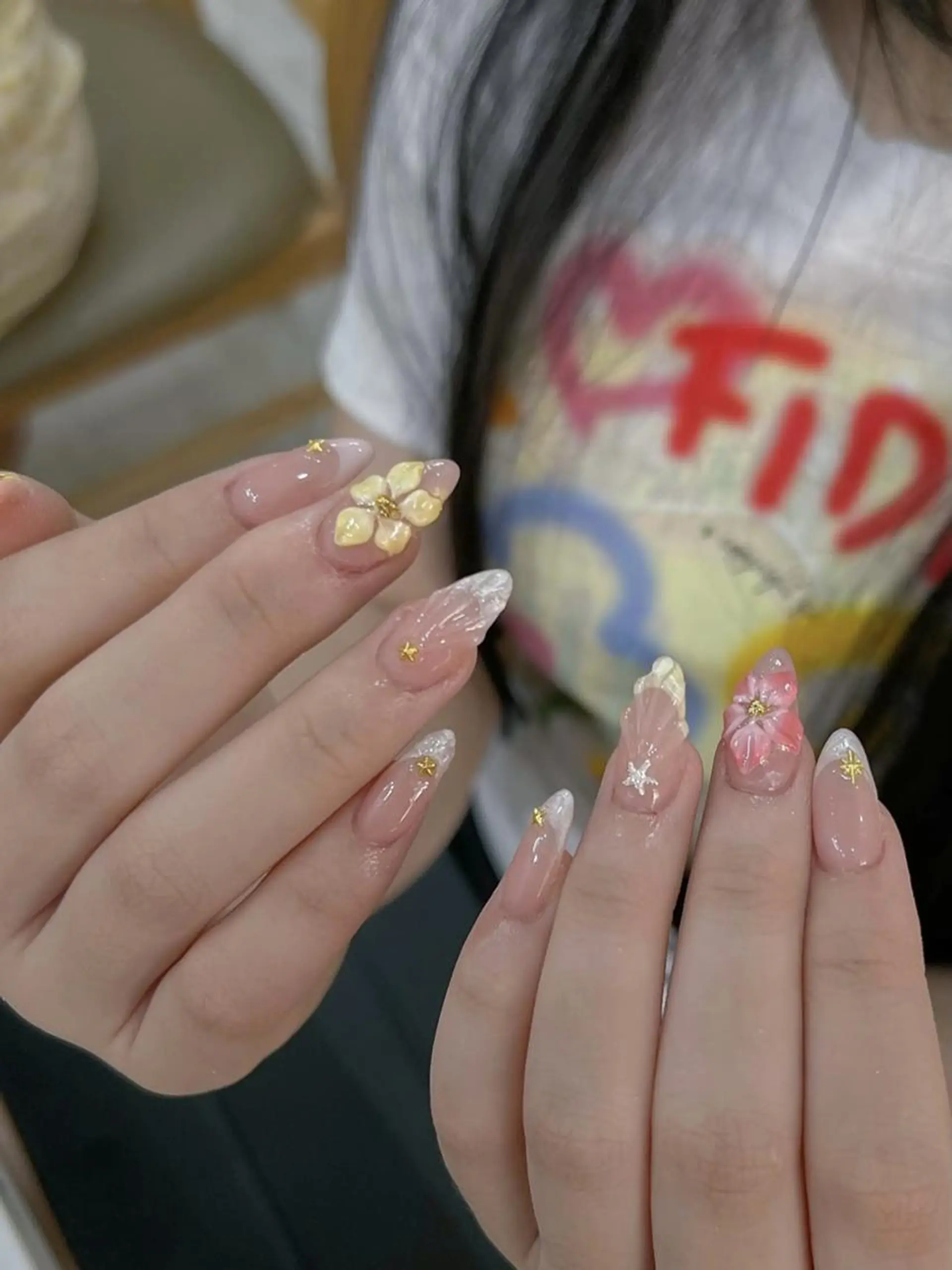 ネイル アートネイル チークネイル 氷ネイル・うるうるネイル 韓国ネイル マグネットネイル Nails168 ネイルズイロハのネイルデザイン