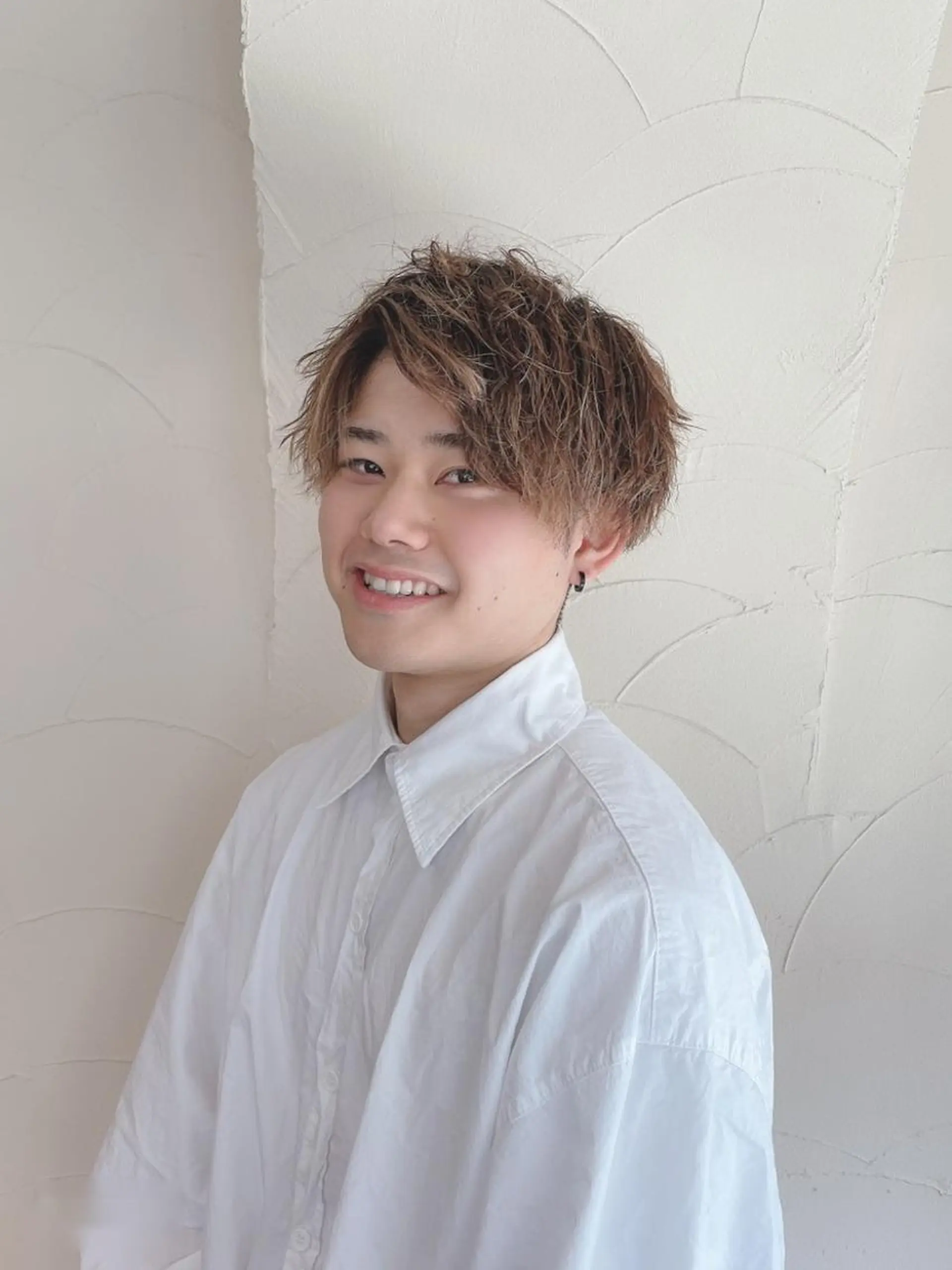 ショート メンズ メンズパーマ メンズツイストパーマ ツイストパーマ カット パーマ ❣️モードケイズ塚口 和田一将のヘアスタイル