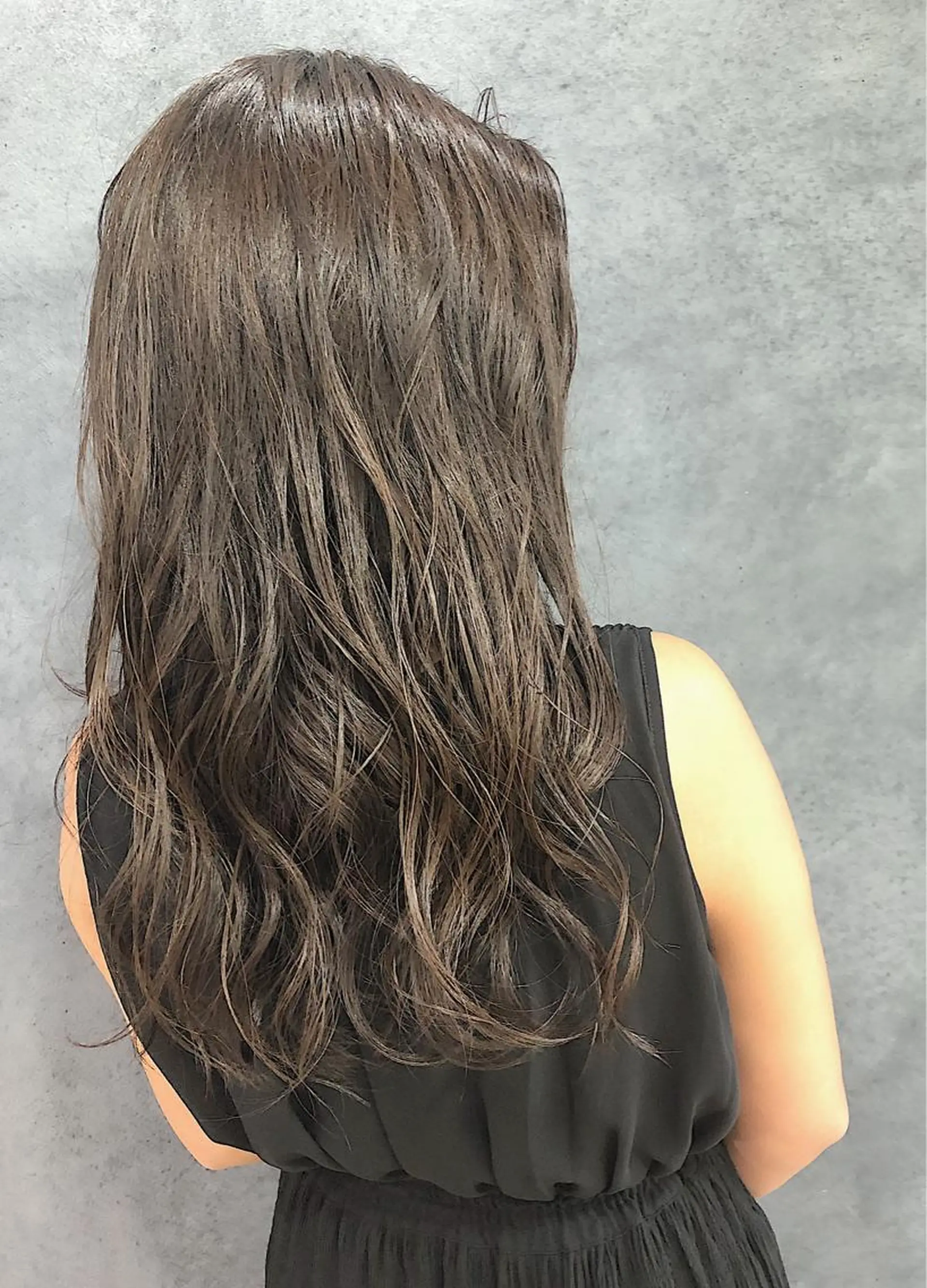 ロング カラー ヘアアレンジ メンズ キッズ ネイル マツエク・マツパ GO TODAY SHAiRE SALON所属・透明感カラー🤎 ゆりのヘアスタイル