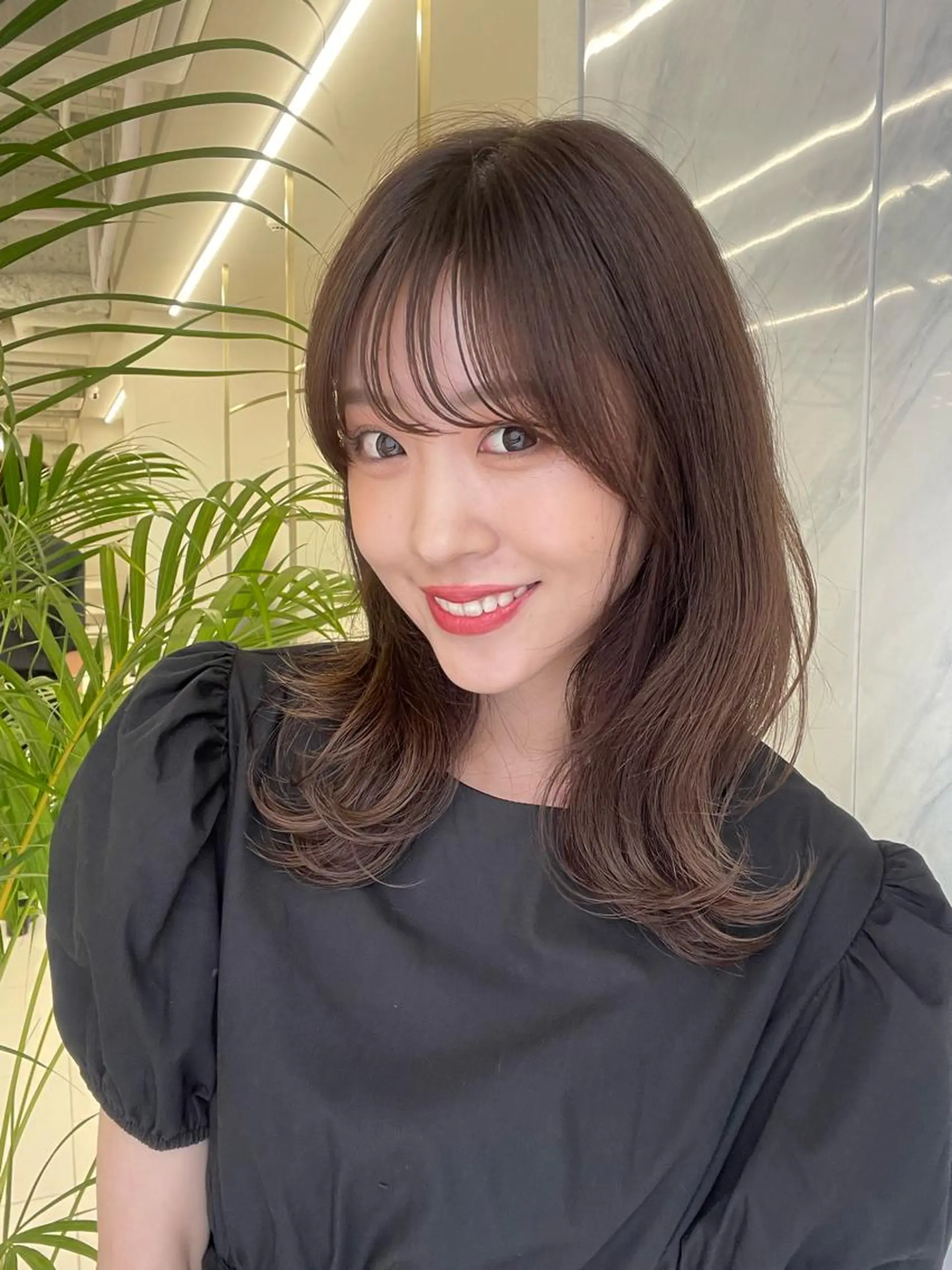 ミディアム COA銀座［コア所属・✨️【COA銀座】 スタイリスト浜田✨️のヘアスタイル