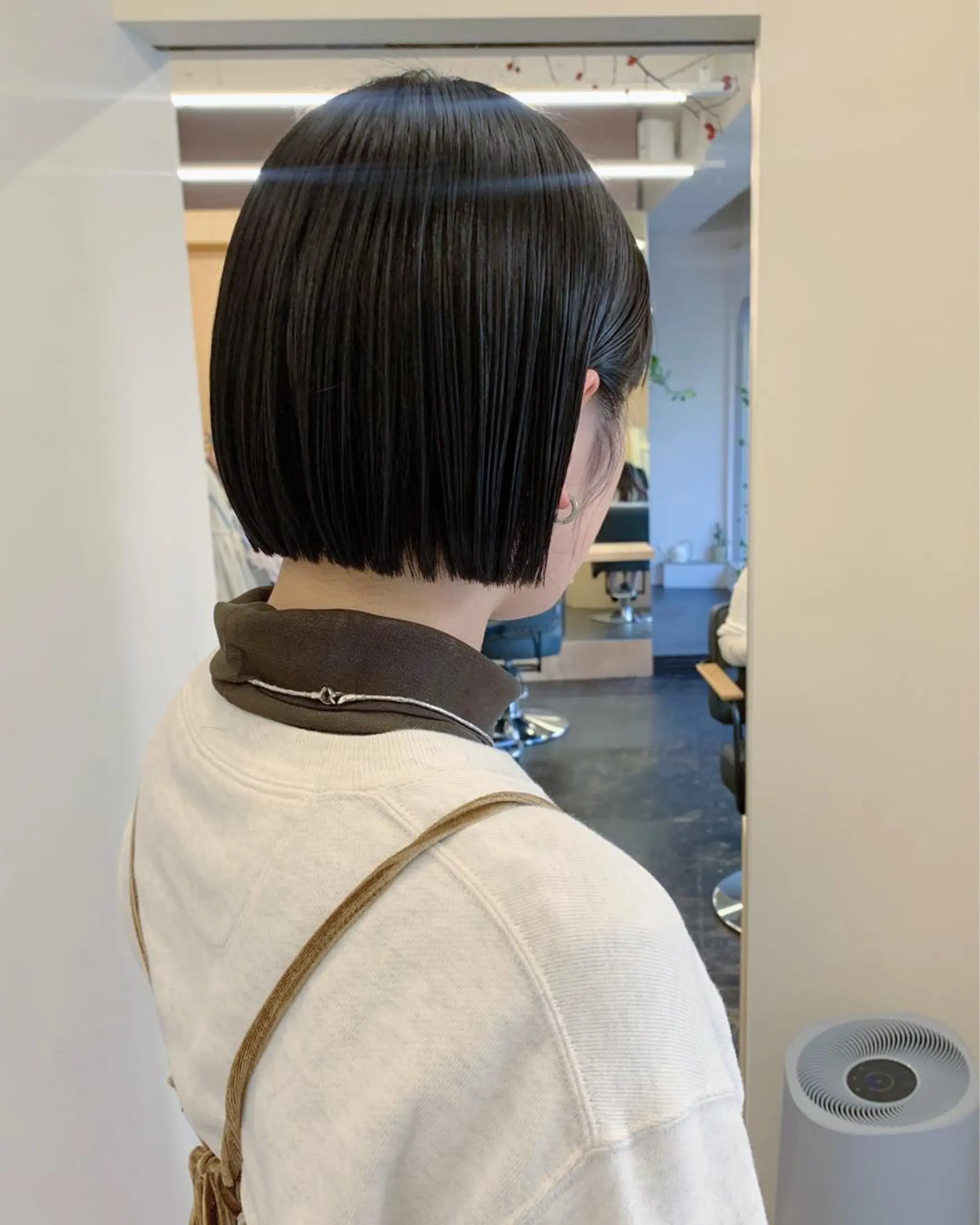 ショート カラー ボブ yupi🐈‍⬛ レイヤー/パーマのヘアスタイル