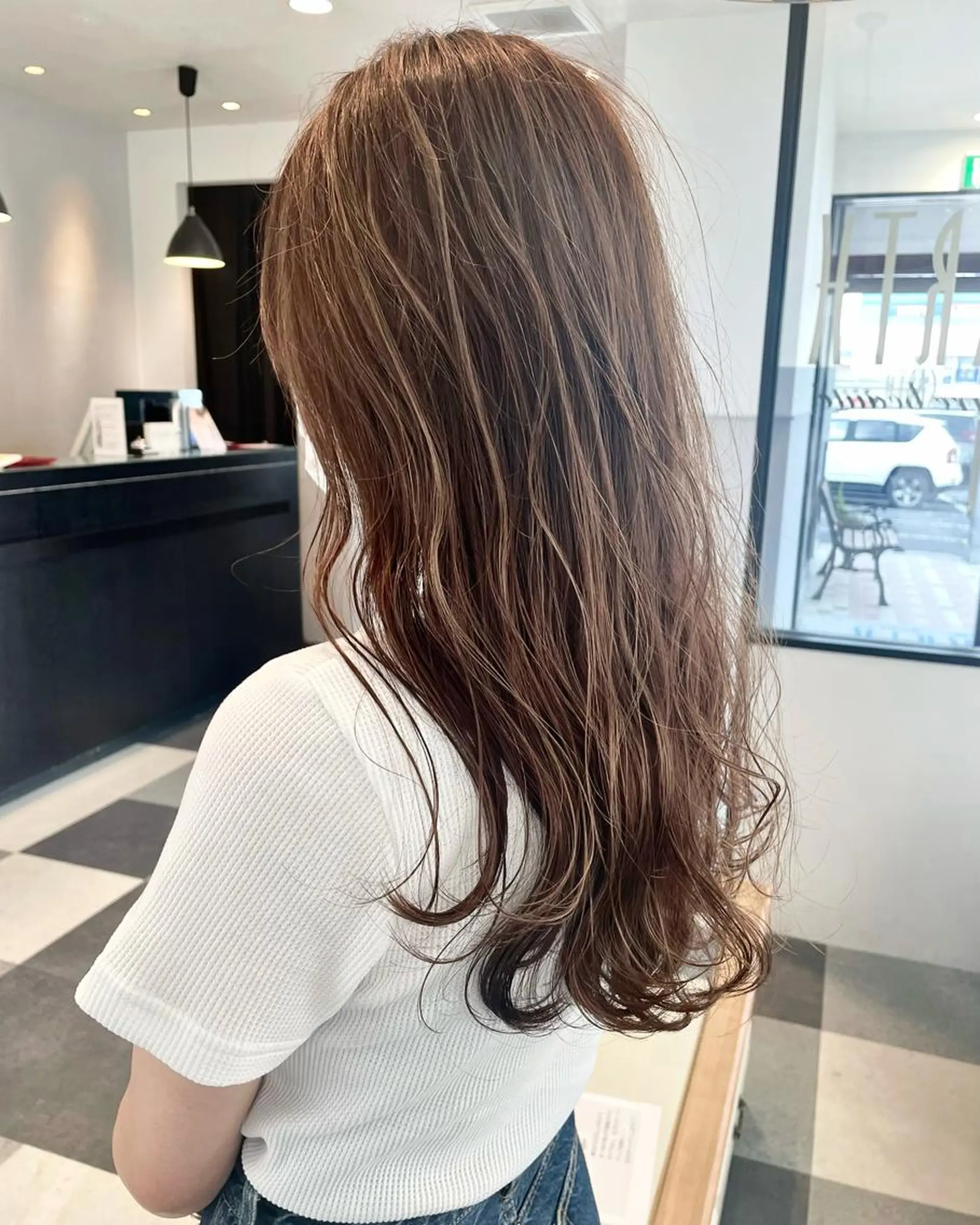 カラー パーマ 畑 雄貴のヘアスタイル