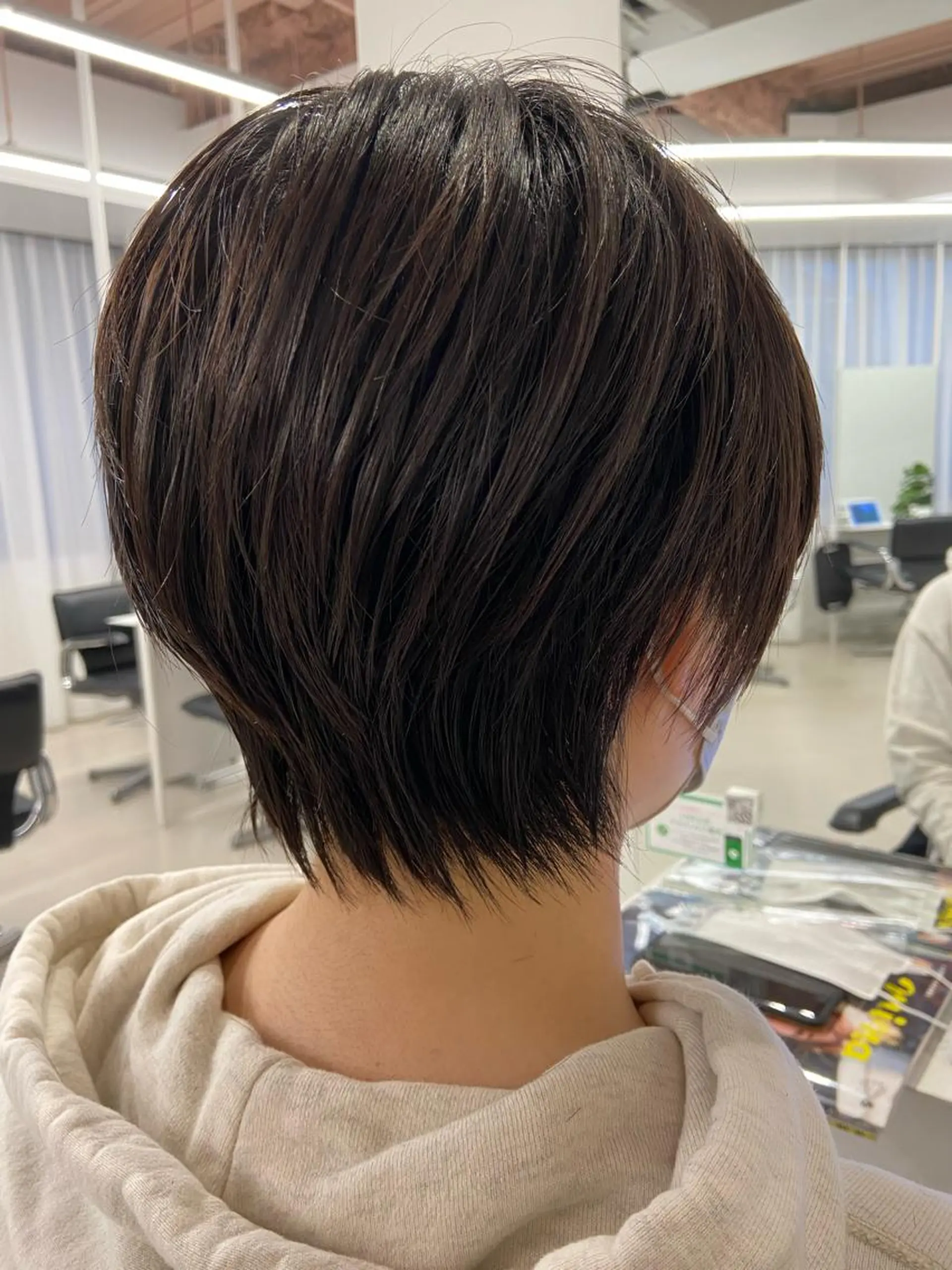 ショート カット トリートメント 髪質改善カラー✨質感 ショート✨石山航のヘアスタイル