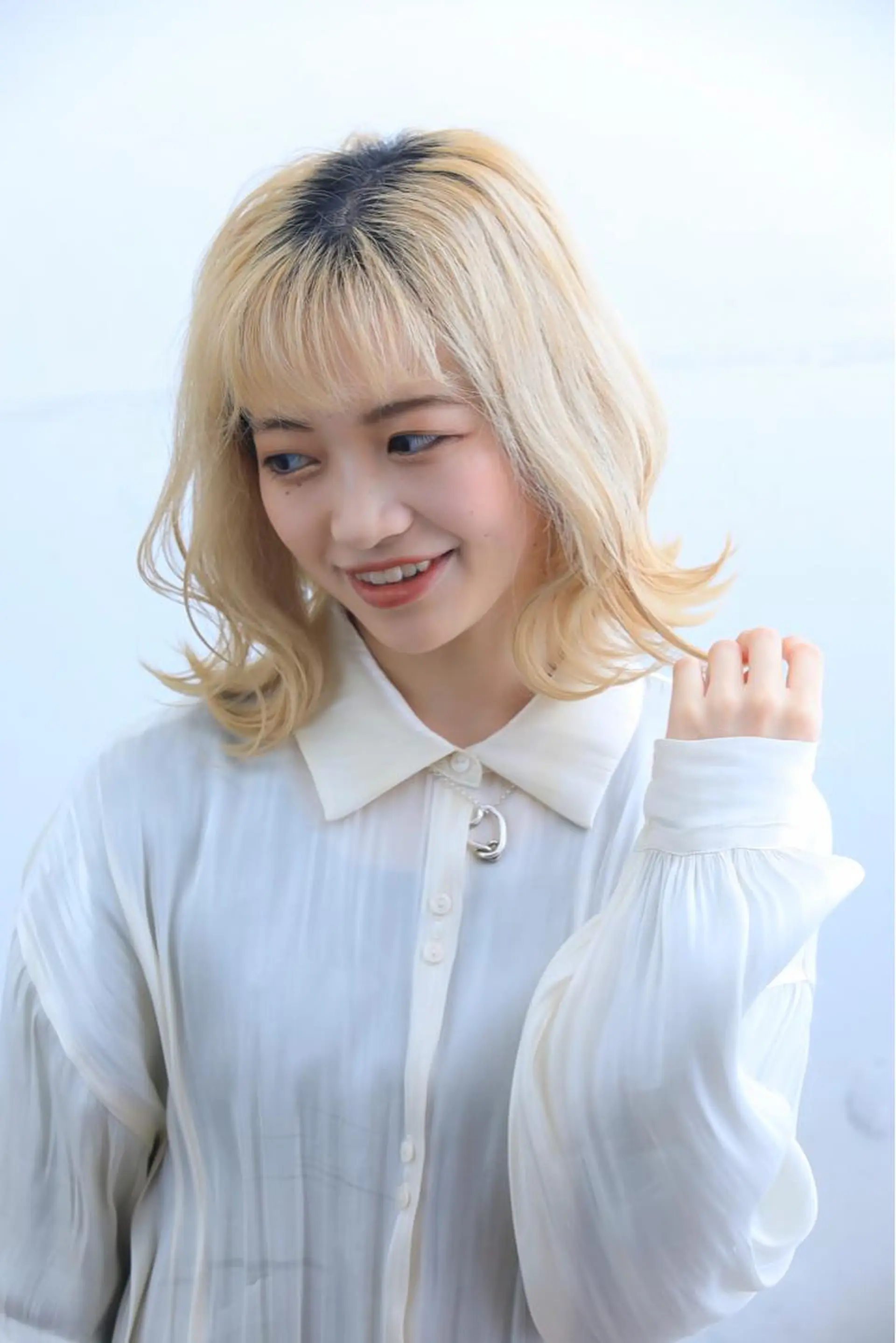 ミディアム 勝沼 佑季のヘアスタイル