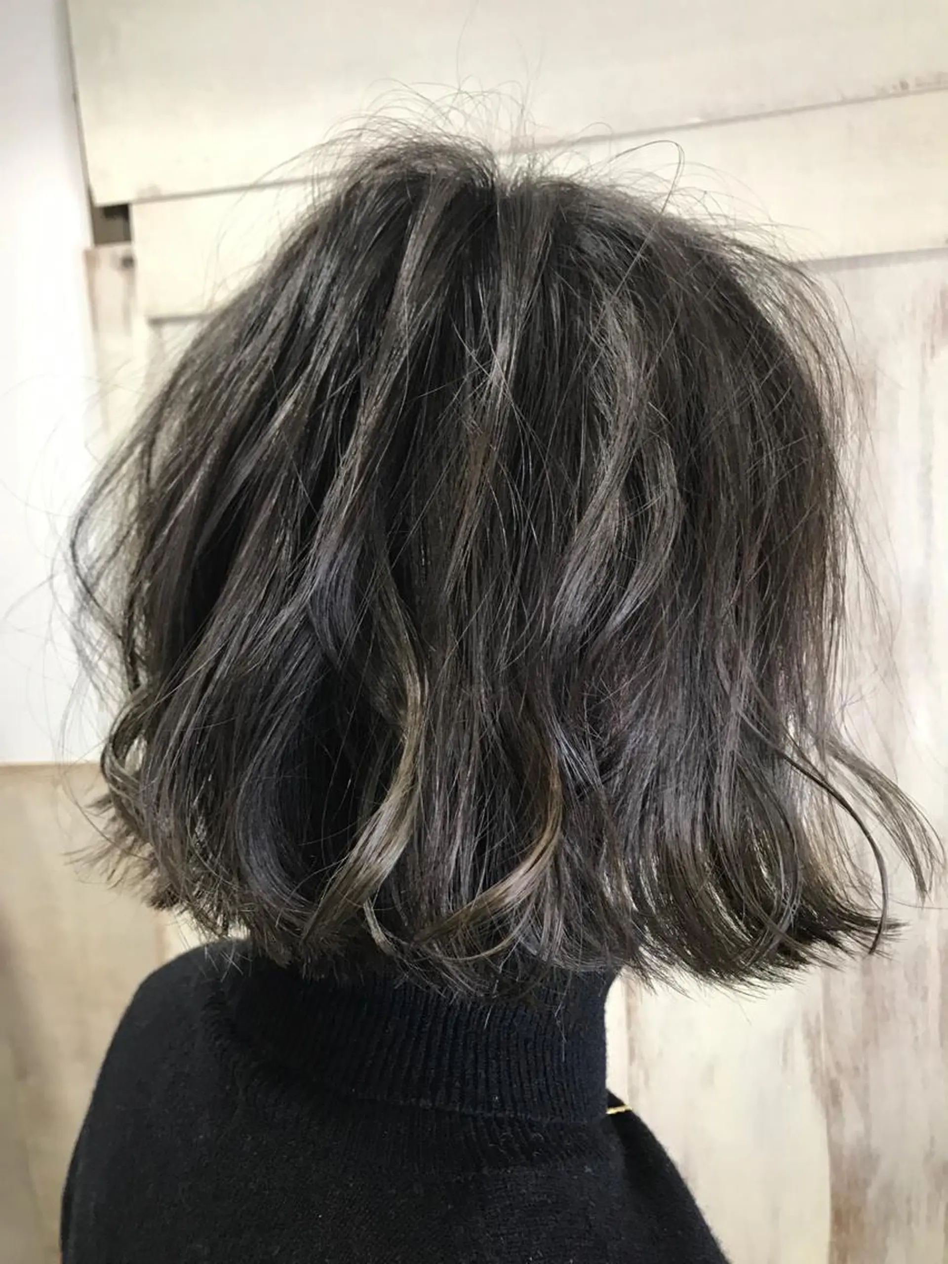ミディアム アッシュ ボブ ショート&ボブ井上 菜樹のヘアスタイル