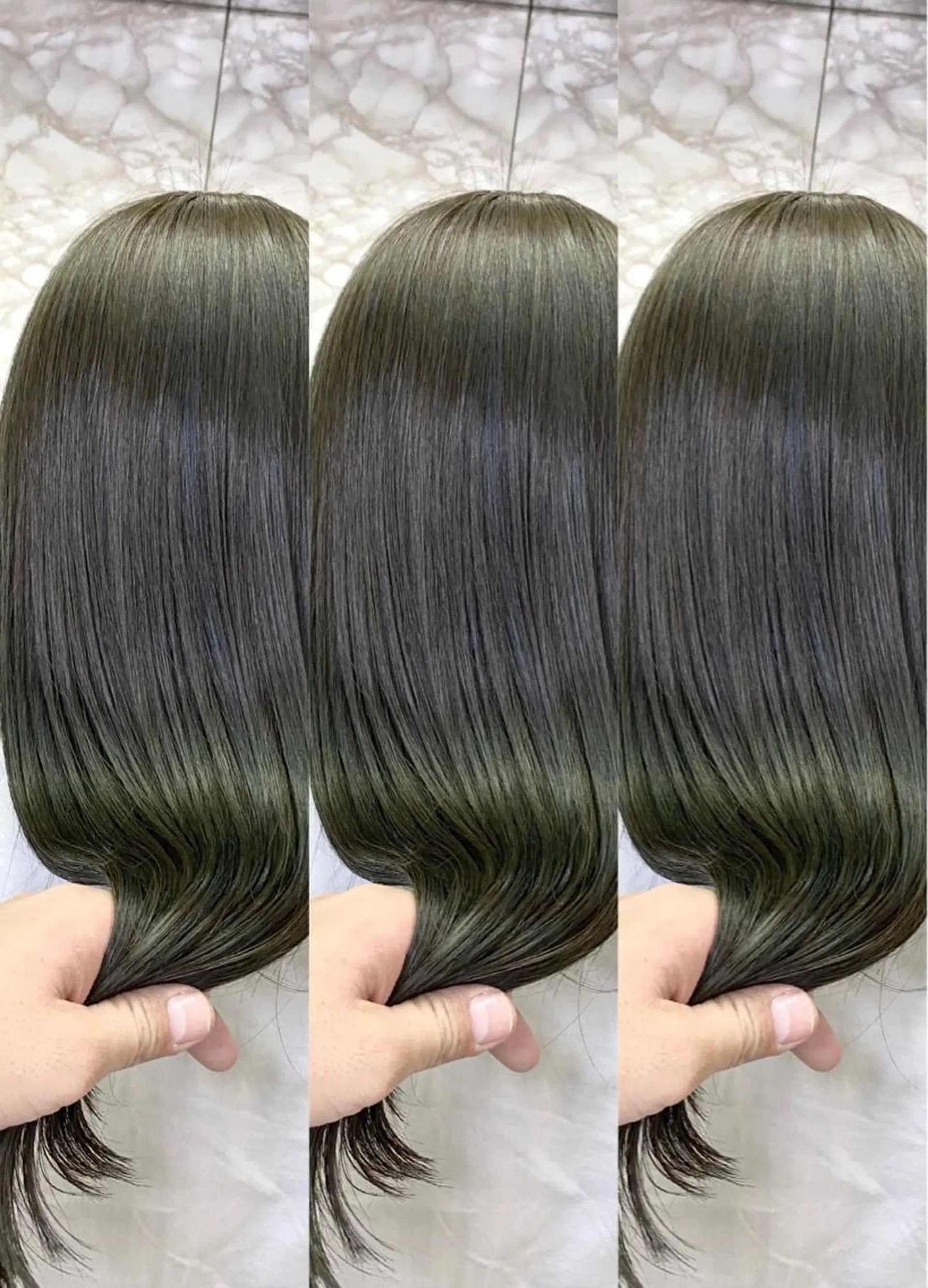 セミロング カラー カット ヘアカラー トリートメント Steelo  渋谷所属・✴︎赤み除去カラー daichi✴︎のヘアスタイル