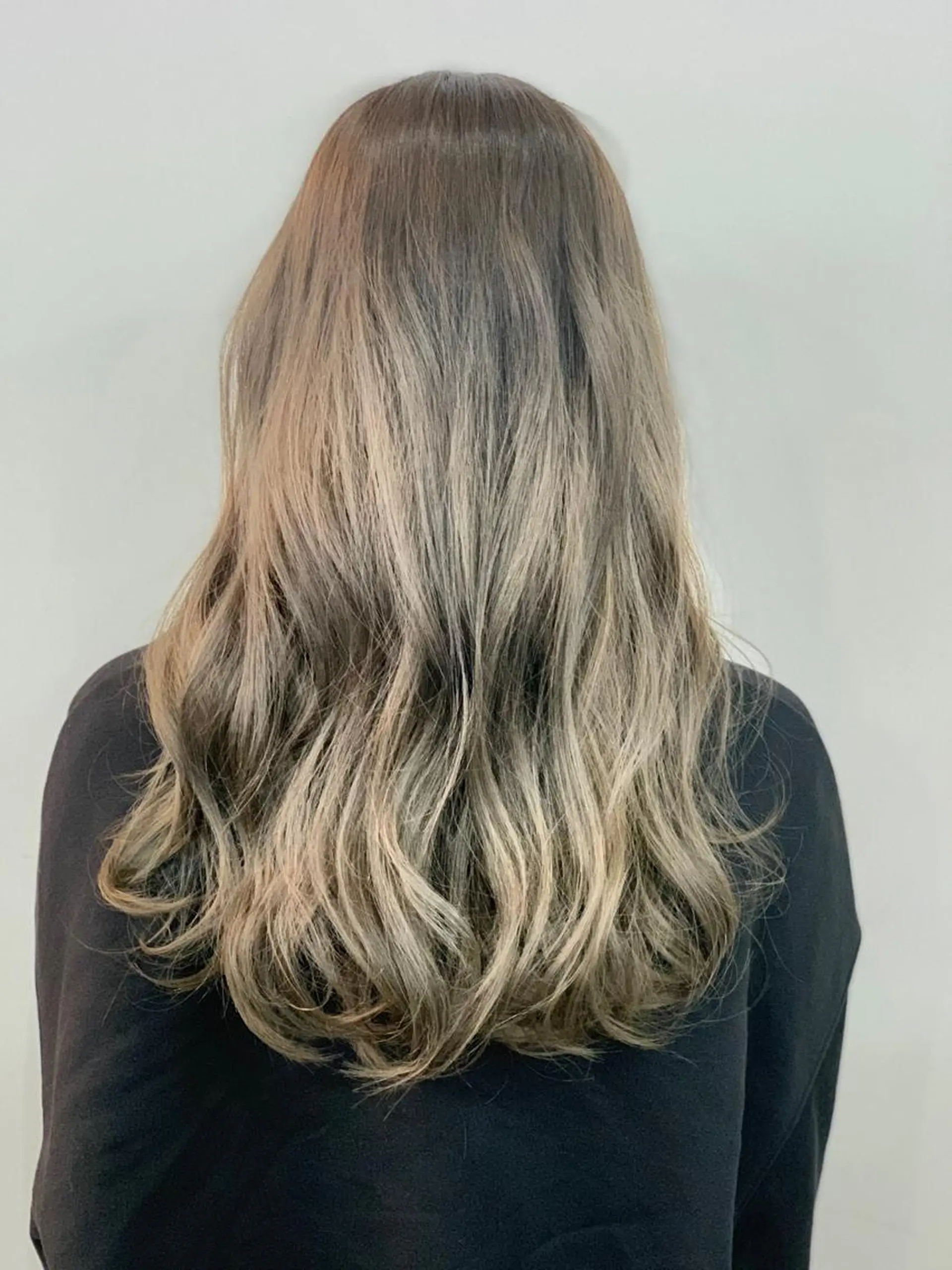 ロング カラー カット ヘアカラー トリートメント おおたかの森/透 明感/小林のヘアスタイル