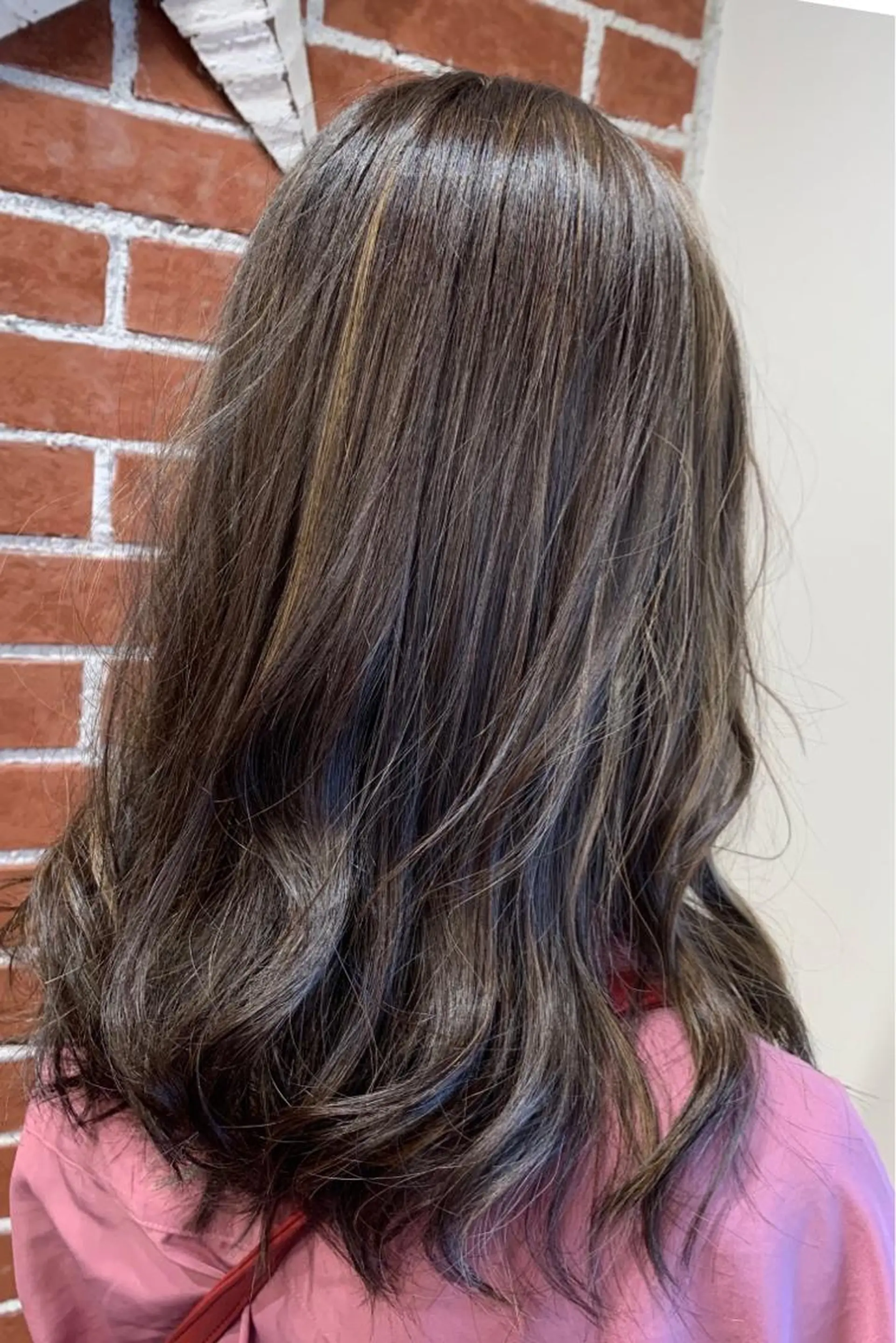 セミロング ヘアカラー トリートメント 岡崎勇人/レイヤー/ 韓国/ケラチンTRのヘアスタイル