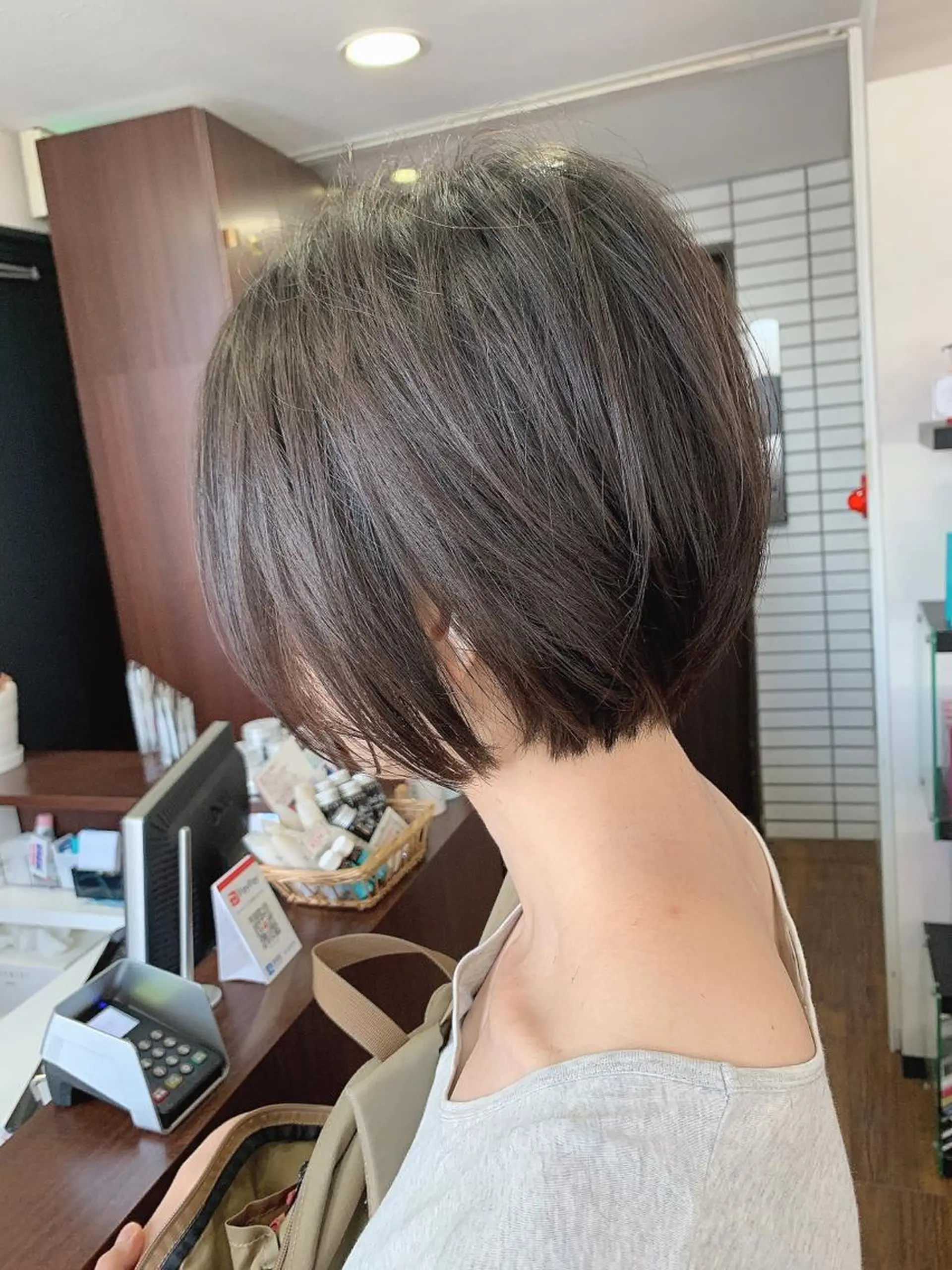 ショート 縮毛矯正/ショート/ レイヤー/畑中正敏のヘアスタイル