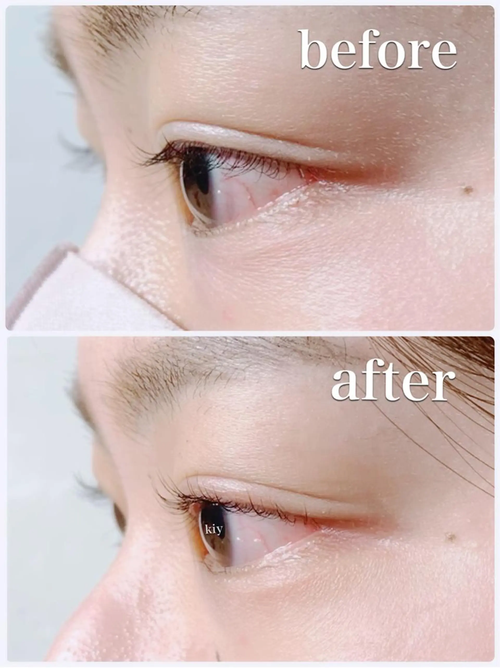 マツエク・マツパ パリジェンヌラッシュリフト マツパ まつげエクステ kiy所属・kiy 中村のマツエク・マツパデザイン