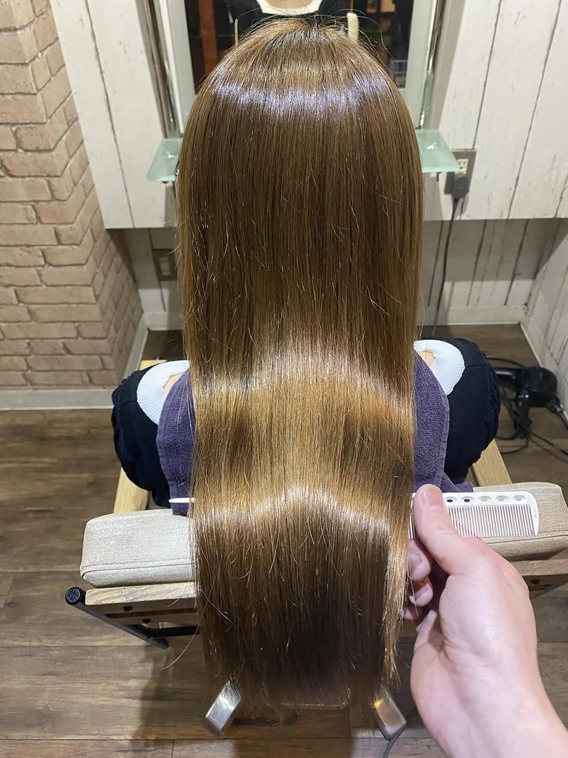 セミロング RecheRche 池袋のヘアスタイル