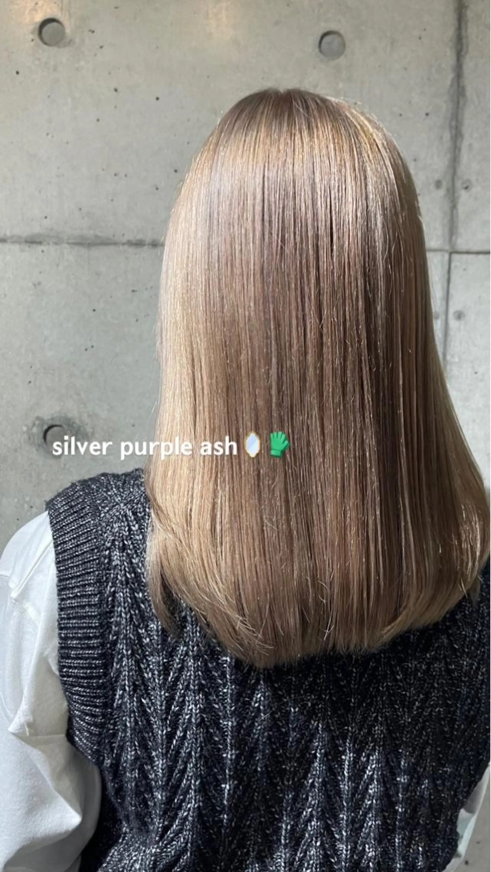 カラー アッシュ 透明感カラー 表参道ソルエテラ🎀 𝐒𝐇𝐔𝐑𝐈のヘアスタイル