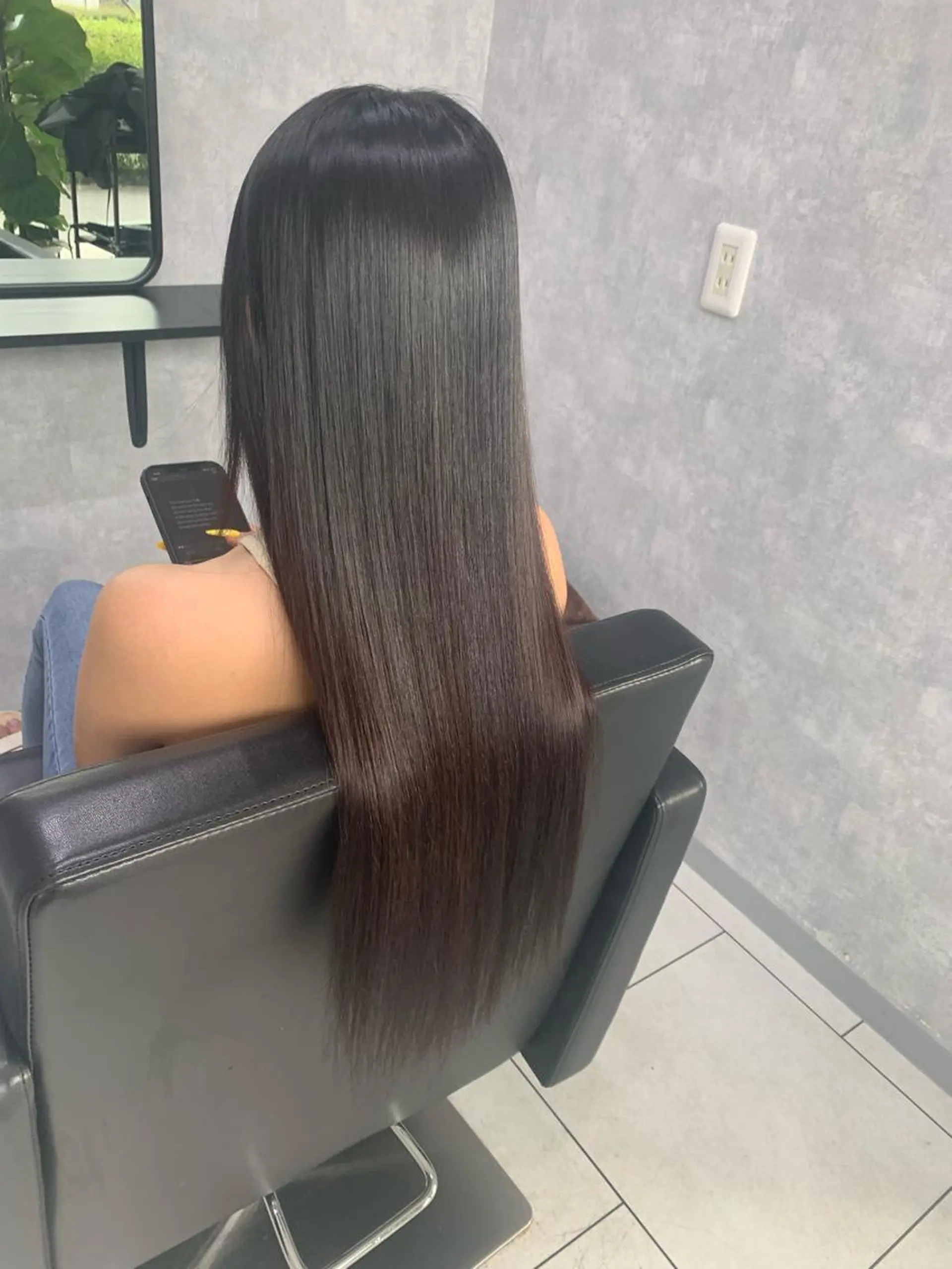 ロング 縮毛矯正 トリートメント 中川/縮毛矯正/ 高羽 克明のヘアスタイル