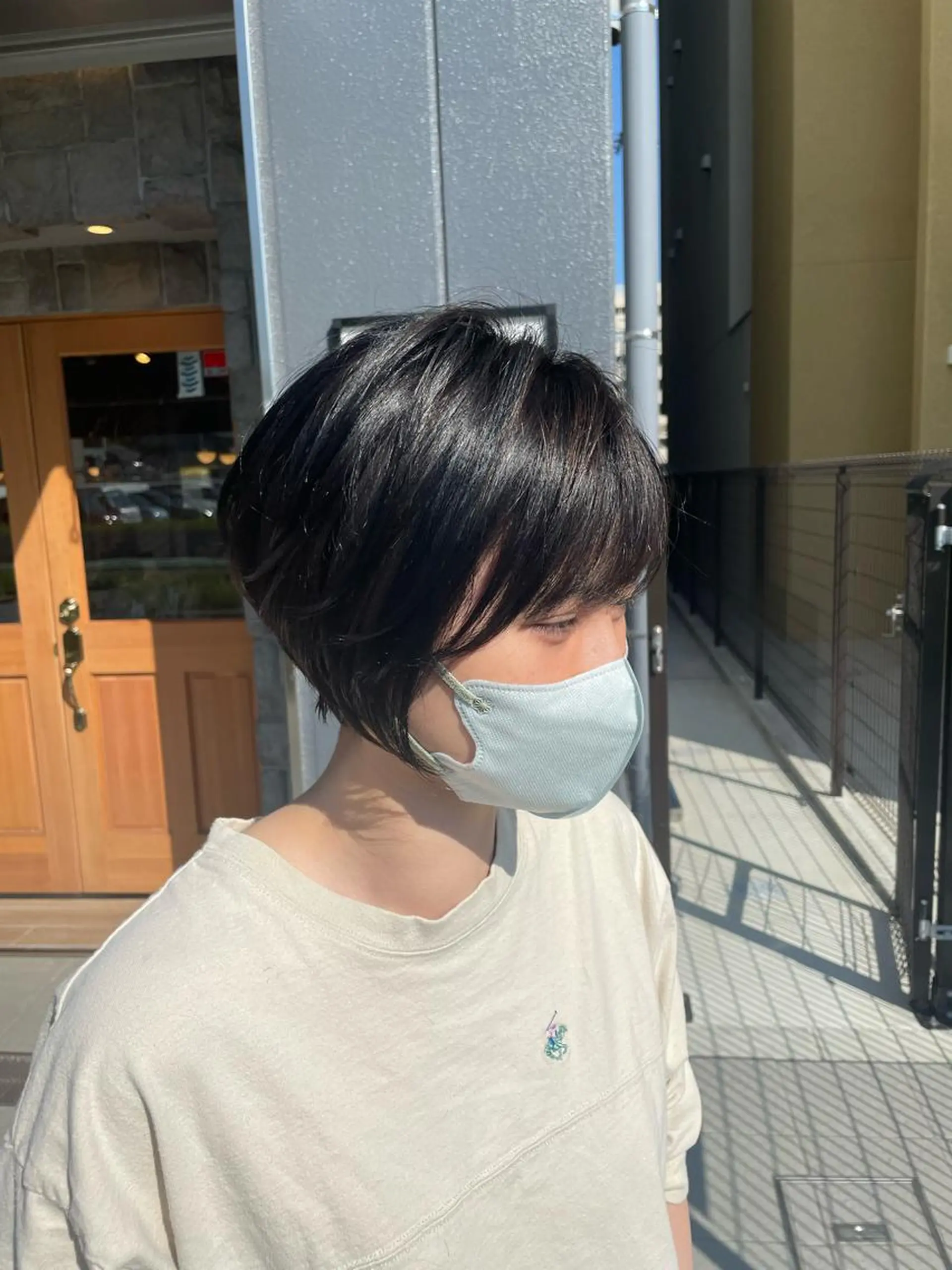 ショート カラー 似合わせスタイル 岡田勇哉のヘアスタイル