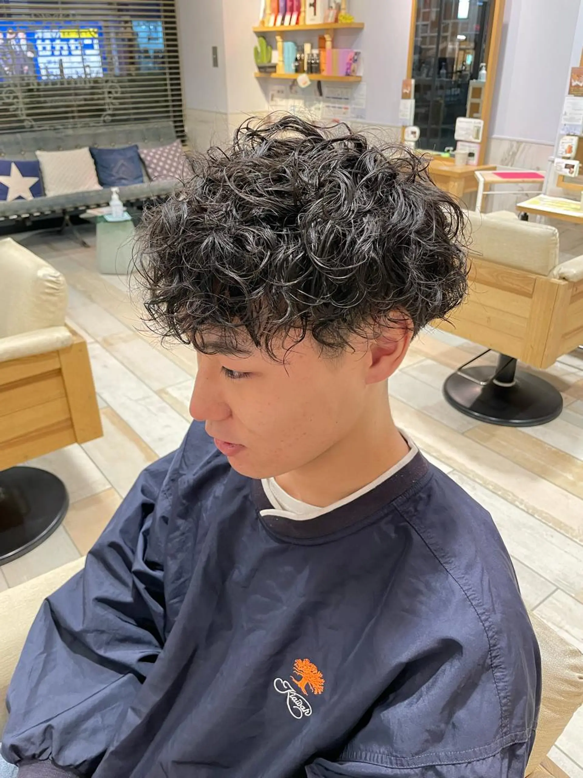 メンズ メンズブリーチ フェードカット メンズインナーカラー マッシュ メンズパーマ 大宮/メンズパーマ 関勇也のヘアスタイル