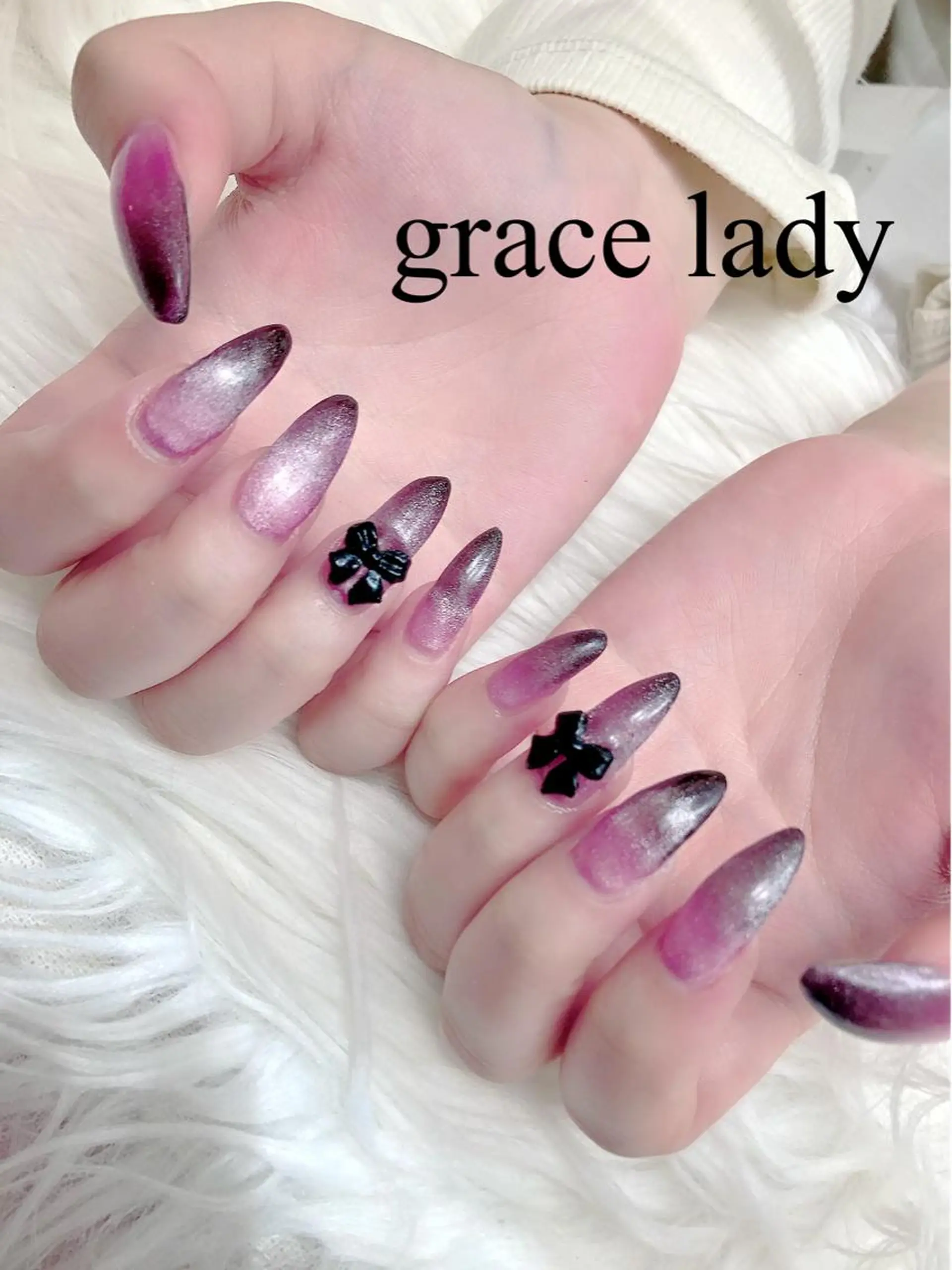 ネイル グレースレディ所属・深爪矯正長さ出し専門 グレースレディのネイルデザイン
