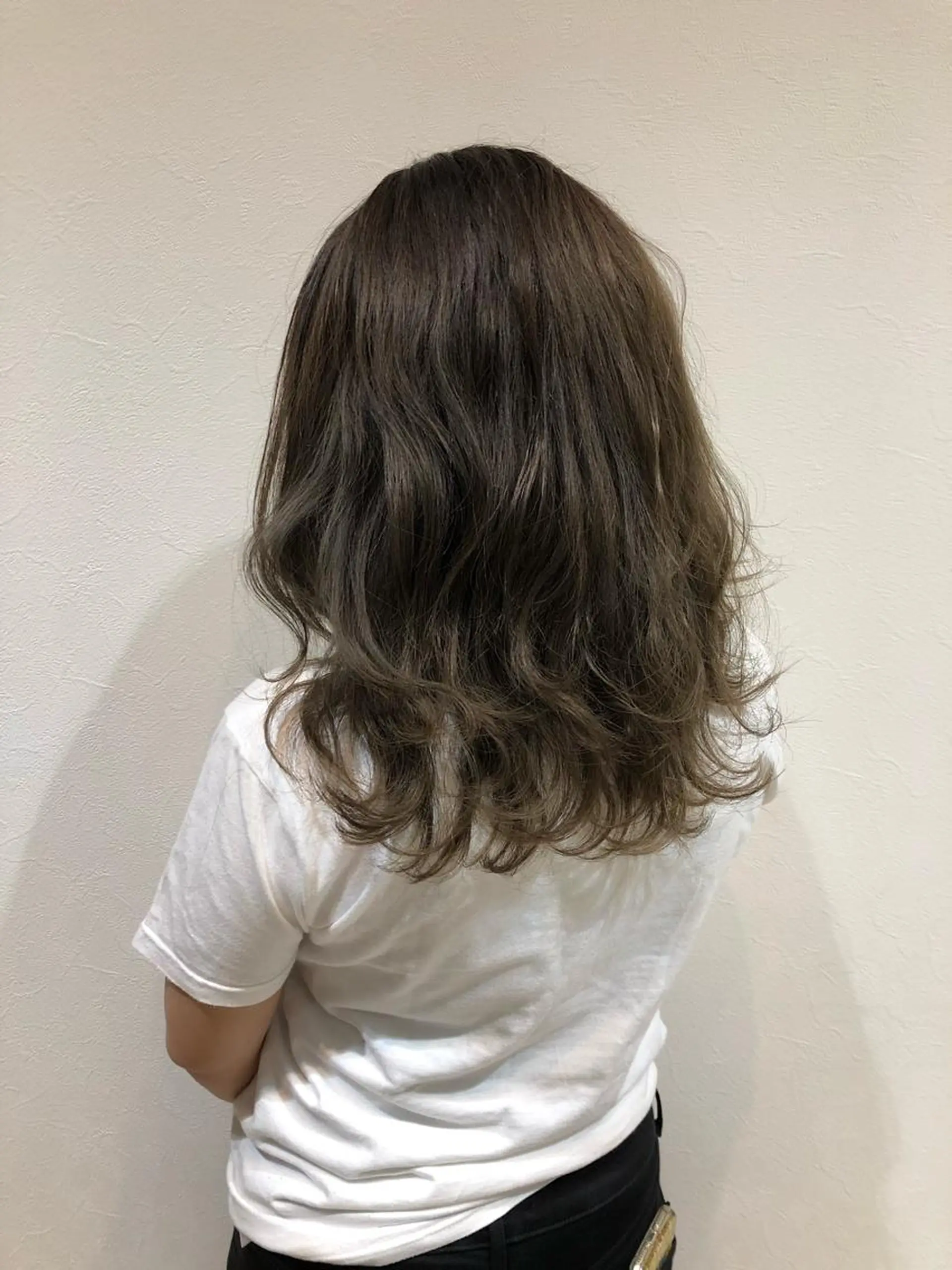 セミロング カラー 奈良市／尼ヶ辻 谷川和也のヘアスタイル