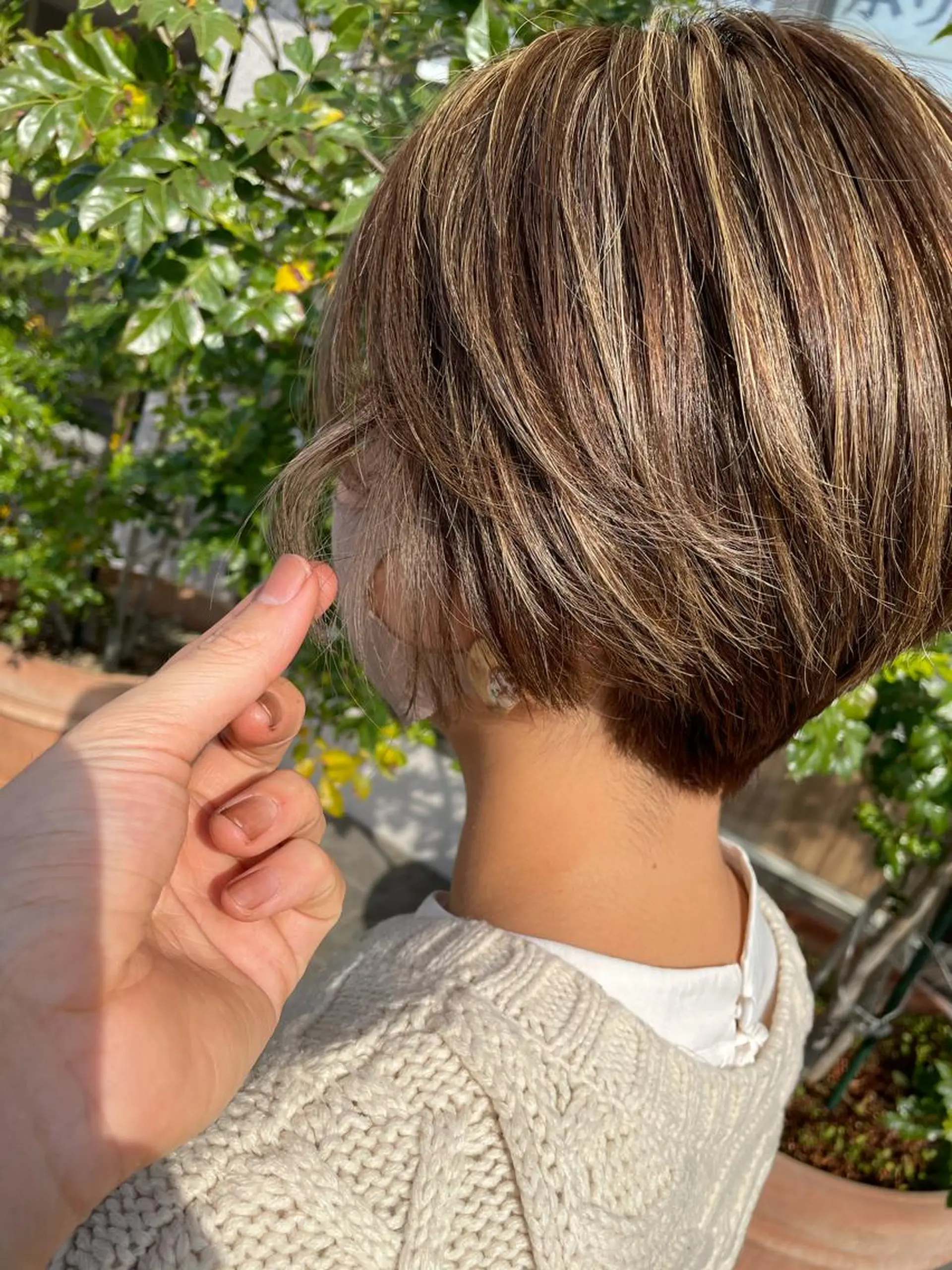 ショート カラー カット ヘアカラー トリートメント 髪質改善美容室Lust所属・美容室Lust💚 嶋崎　鷹のヘアスタイル