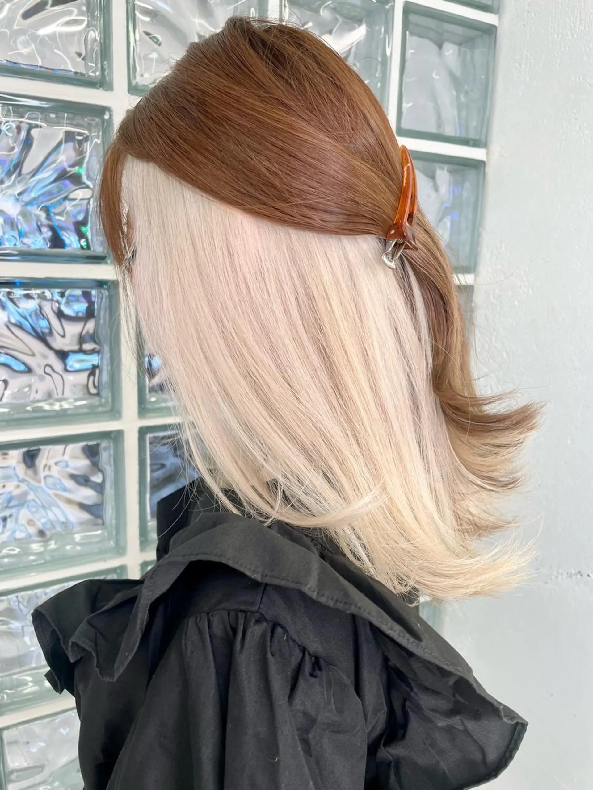 ロング ヘアカラー 家田 竜のヘアスタイル