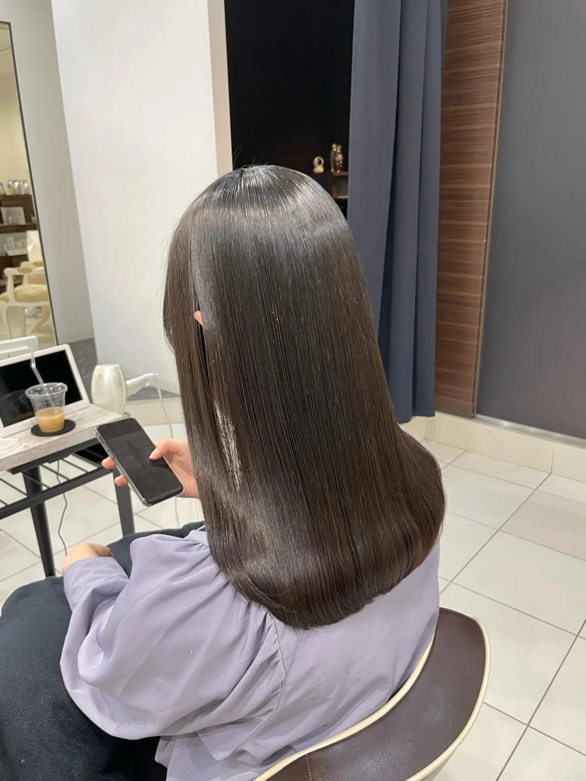 ロング カット 縮毛矯正 トリートメント 髪質改善縮毛矯正 kosuke_IJKのヘアスタイル