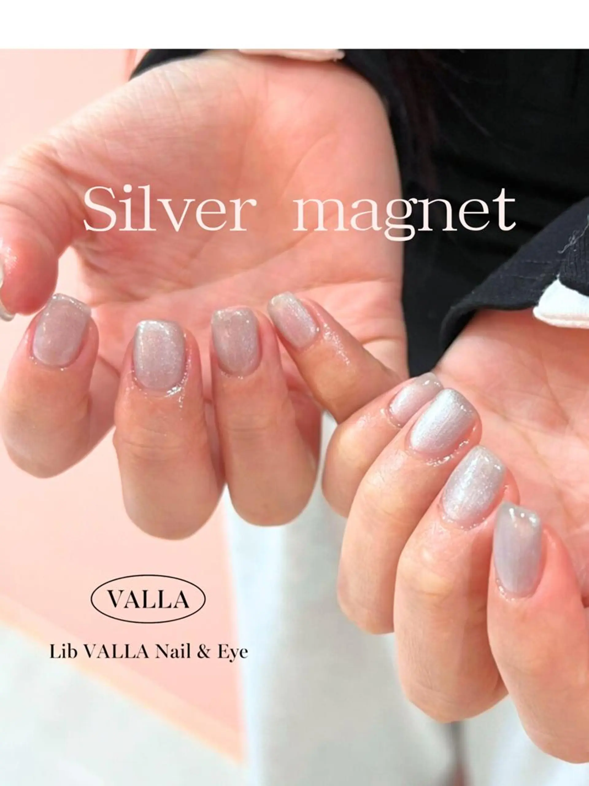 ネイル マグネットネイル Lib 小松店 Yuki･:*❤︎のネイルデザイン