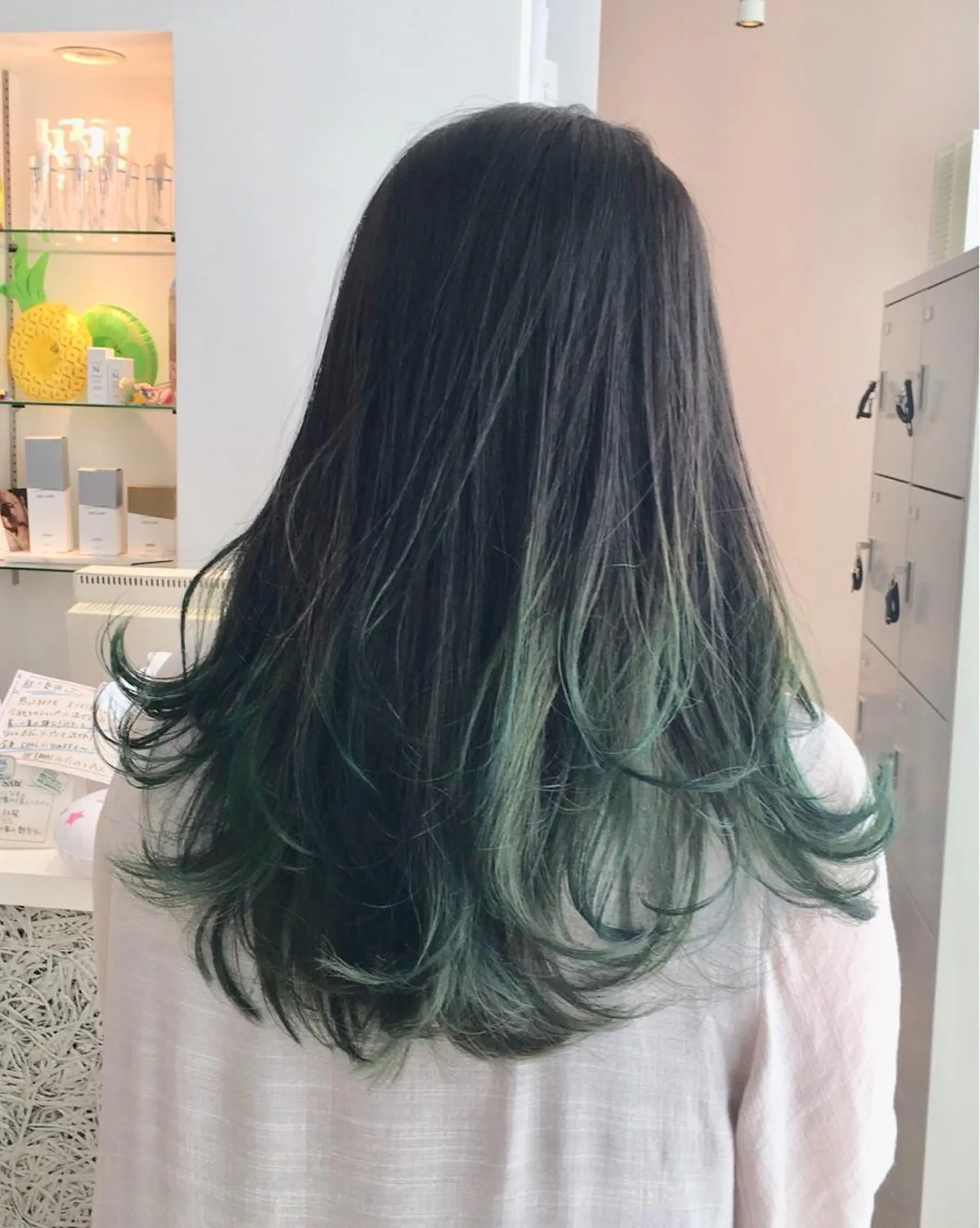 セミロング ハイライト カット トリートメント ヘッドスパ 所渉/韓国レイヤー /ウルフカットのヘアスタイル