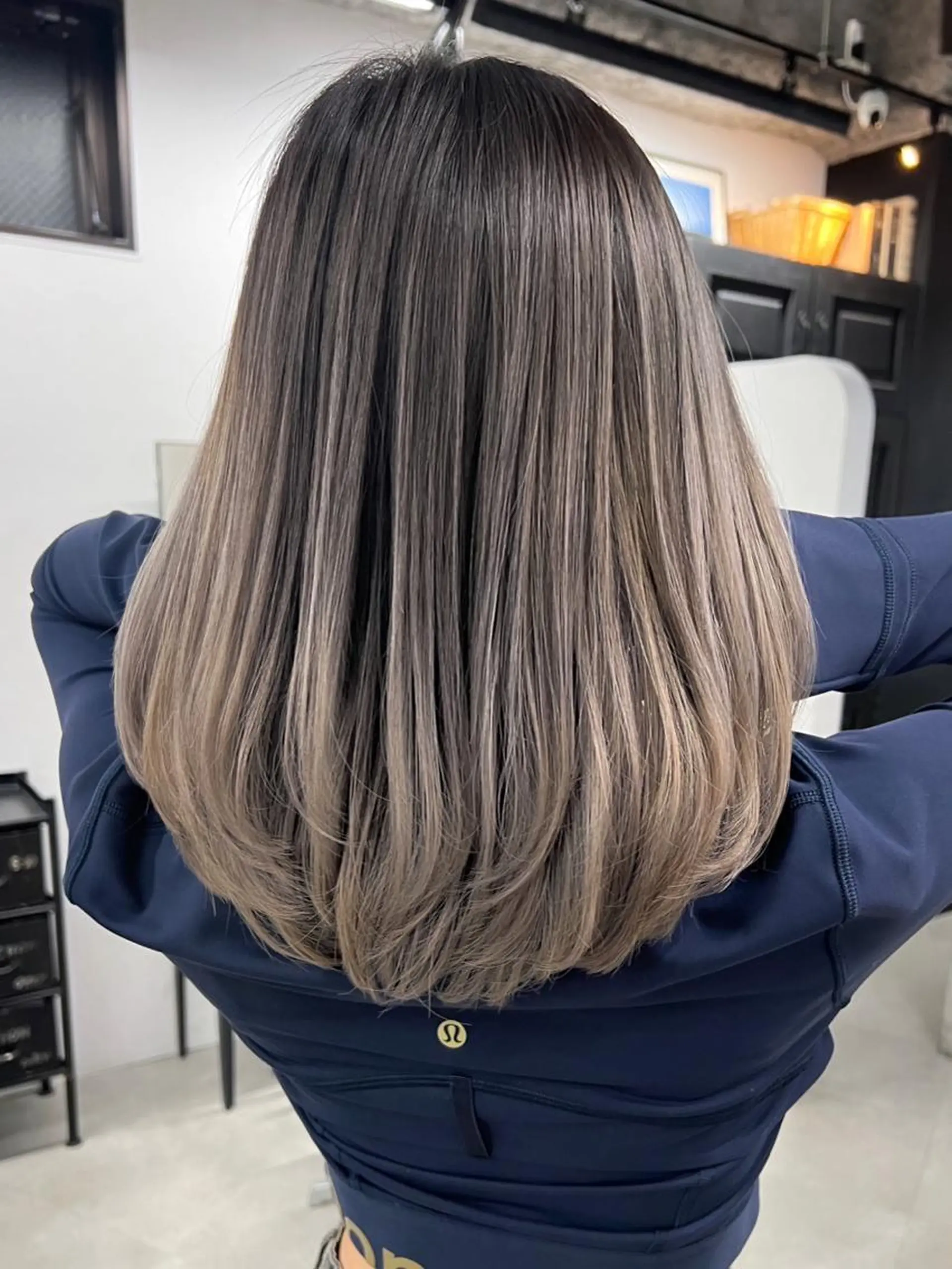 ミディアム カラー ヘアアレンジ 🫧透明感カラー/ ナルハ🫧のヘアスタイル