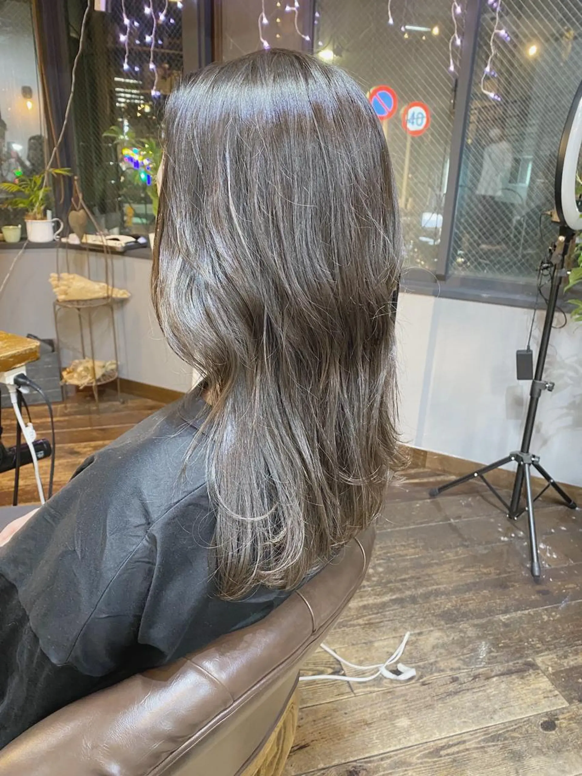 セミロング カラー ヘアアレンジ 透明感カラー 店長✂️KOTA✂️ oggiottoのヘアスタイル